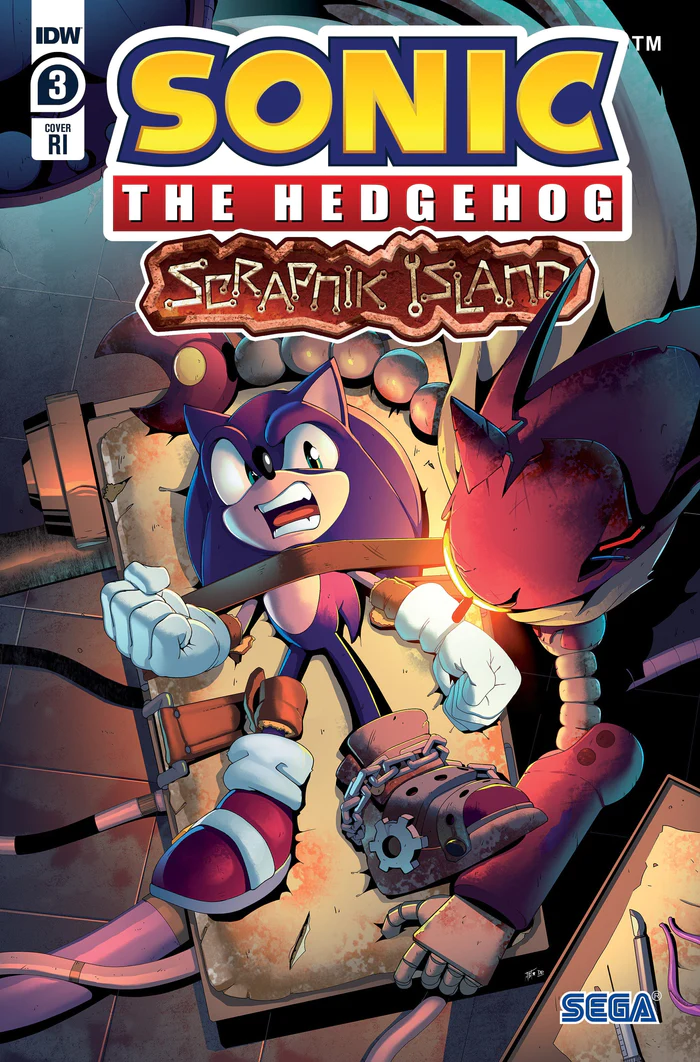 Sonic: Scrapnik Island #3 Preview Pages & Release Date - Grabber Zone