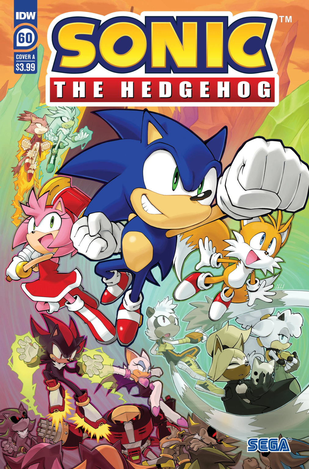 IDW Sonic #60 Cover Images & Release Date - Grabber Zone