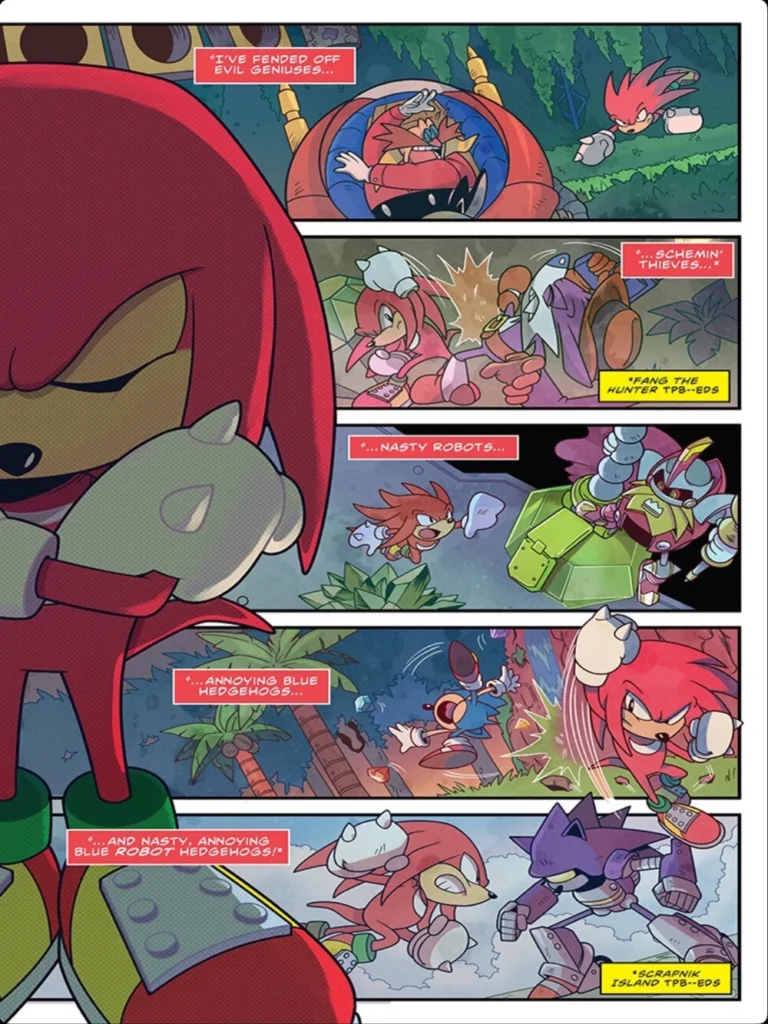 IDWKnuckles30th Preview Page 2