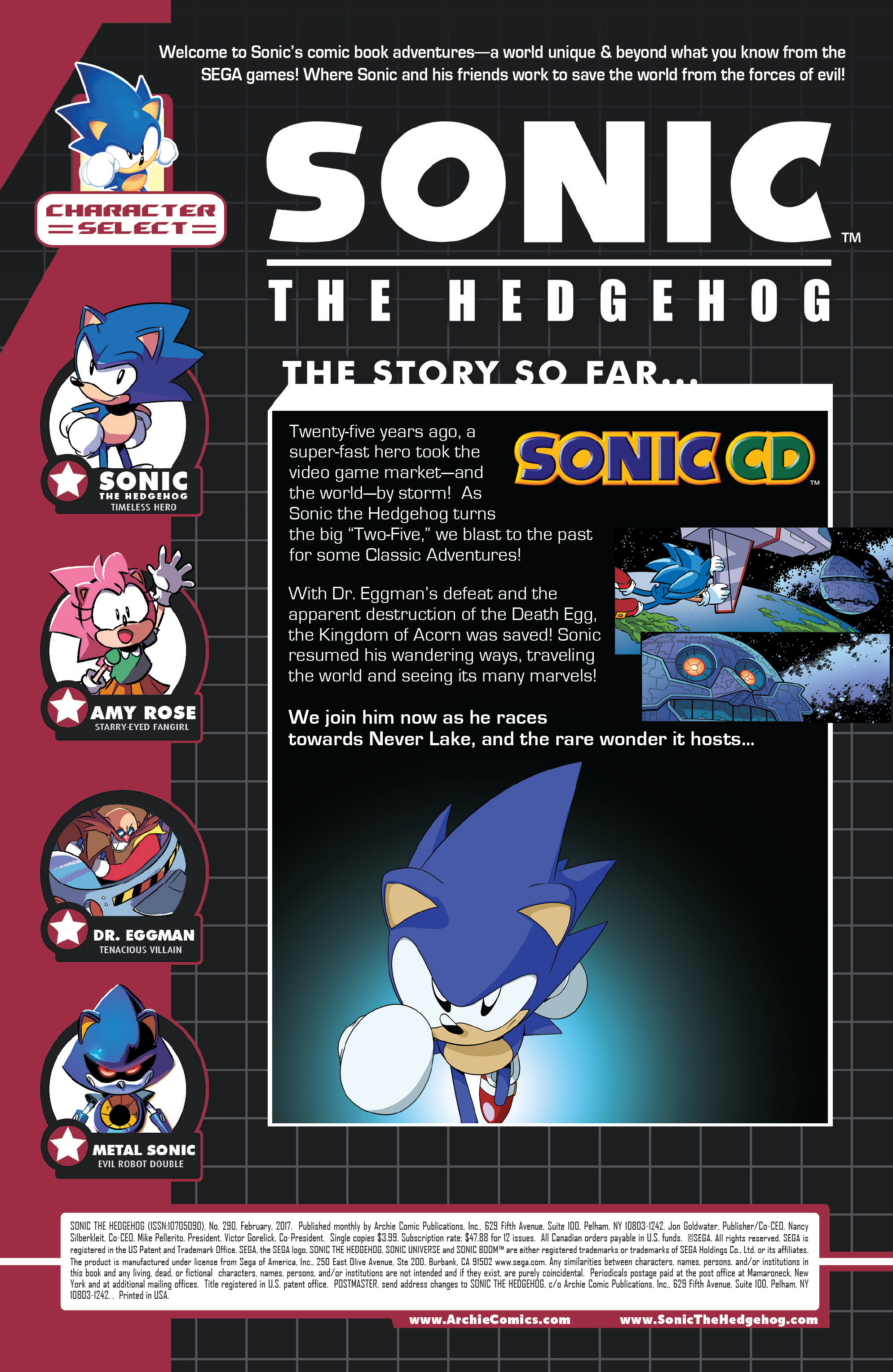 Sonic the Hedgehog 290 Final Archie shops Comic