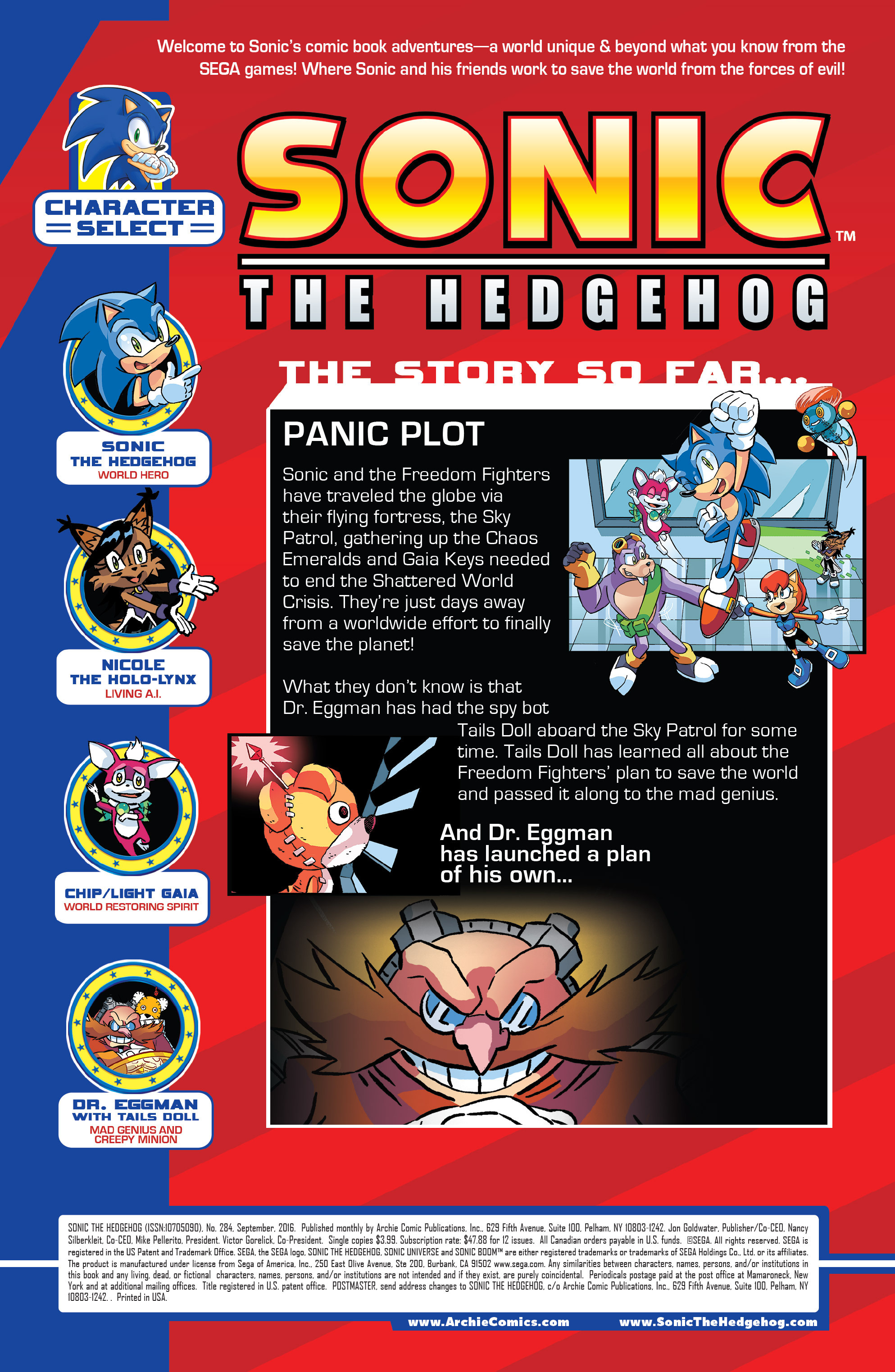 Archie Sonic the Hedgehog 284 (Reboot) - Read Online