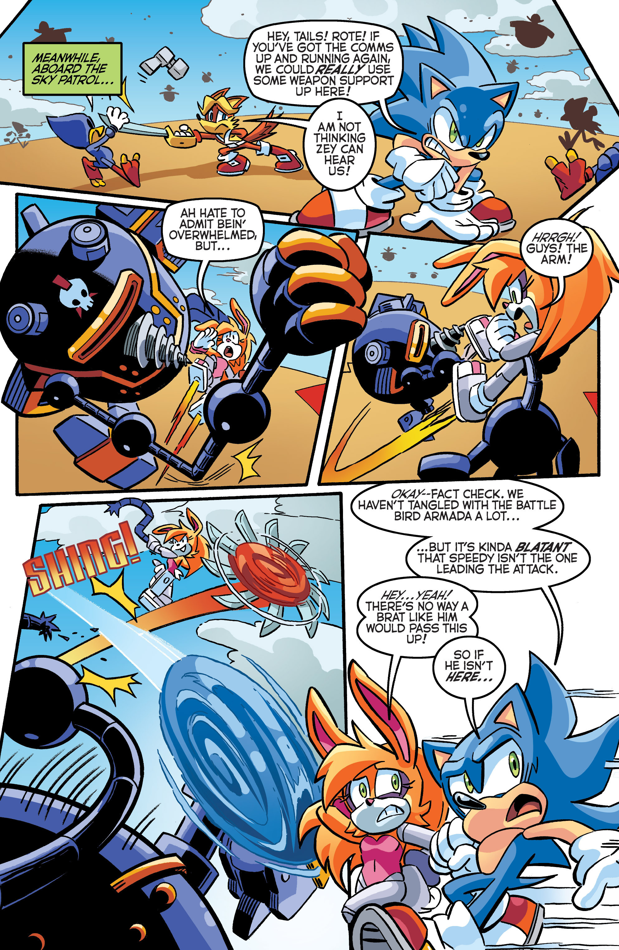 STH #284 - Preview Page 3, Archie Sonic Comics