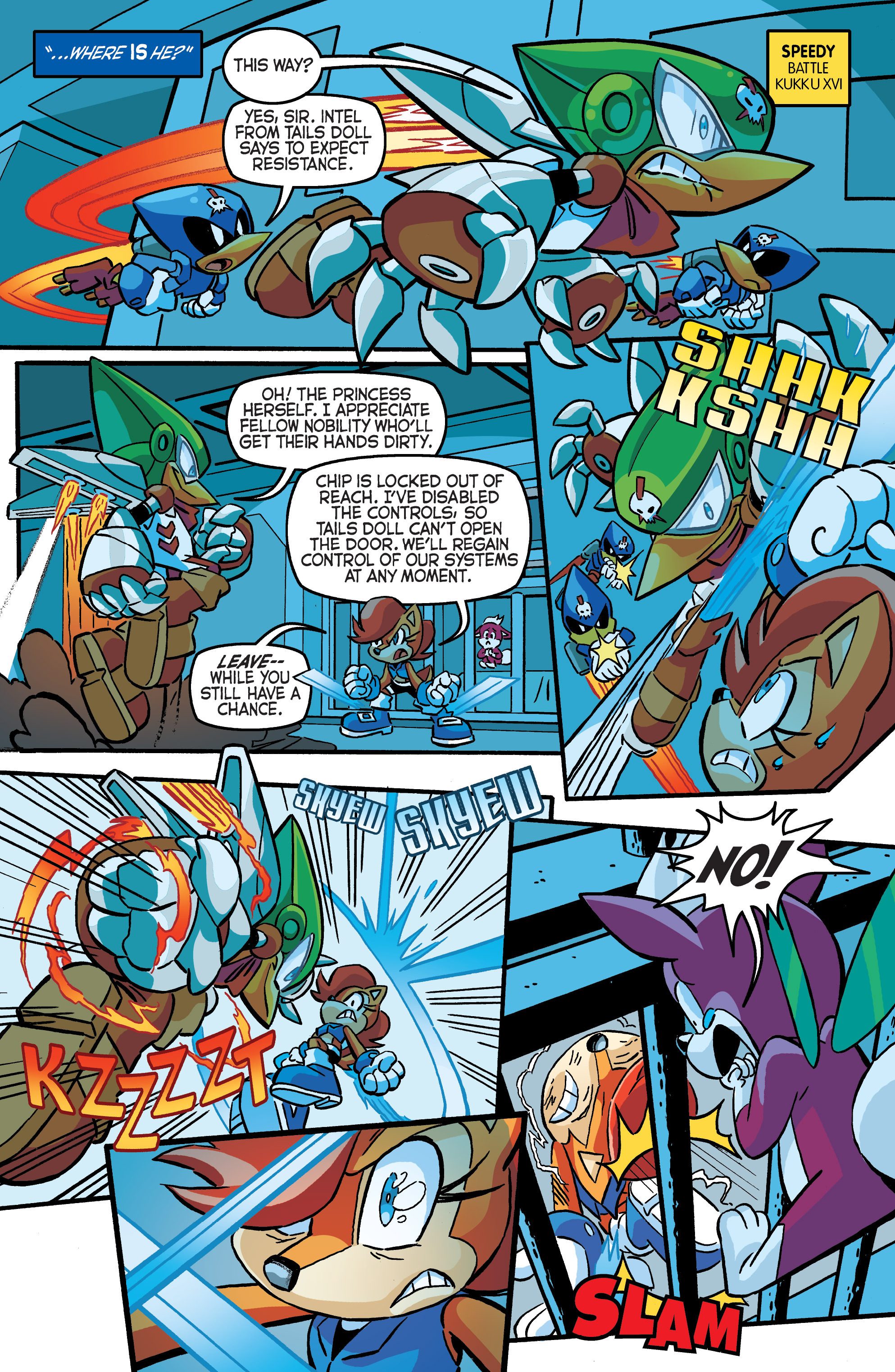 STH #284 - Preview Page 3, Archie Sonic Comics