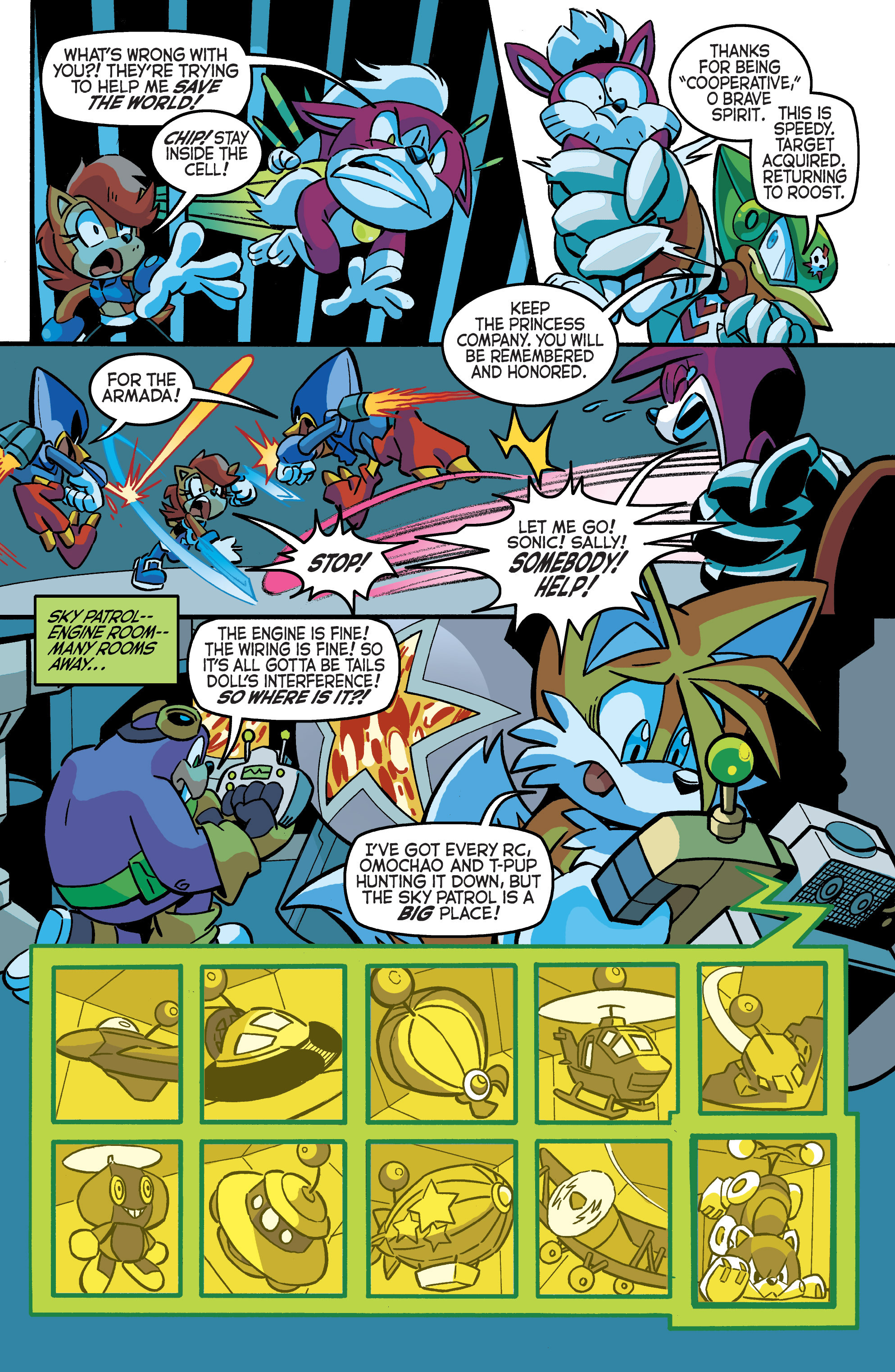 STH #284 - Preview Page 3, Archie Sonic Comics