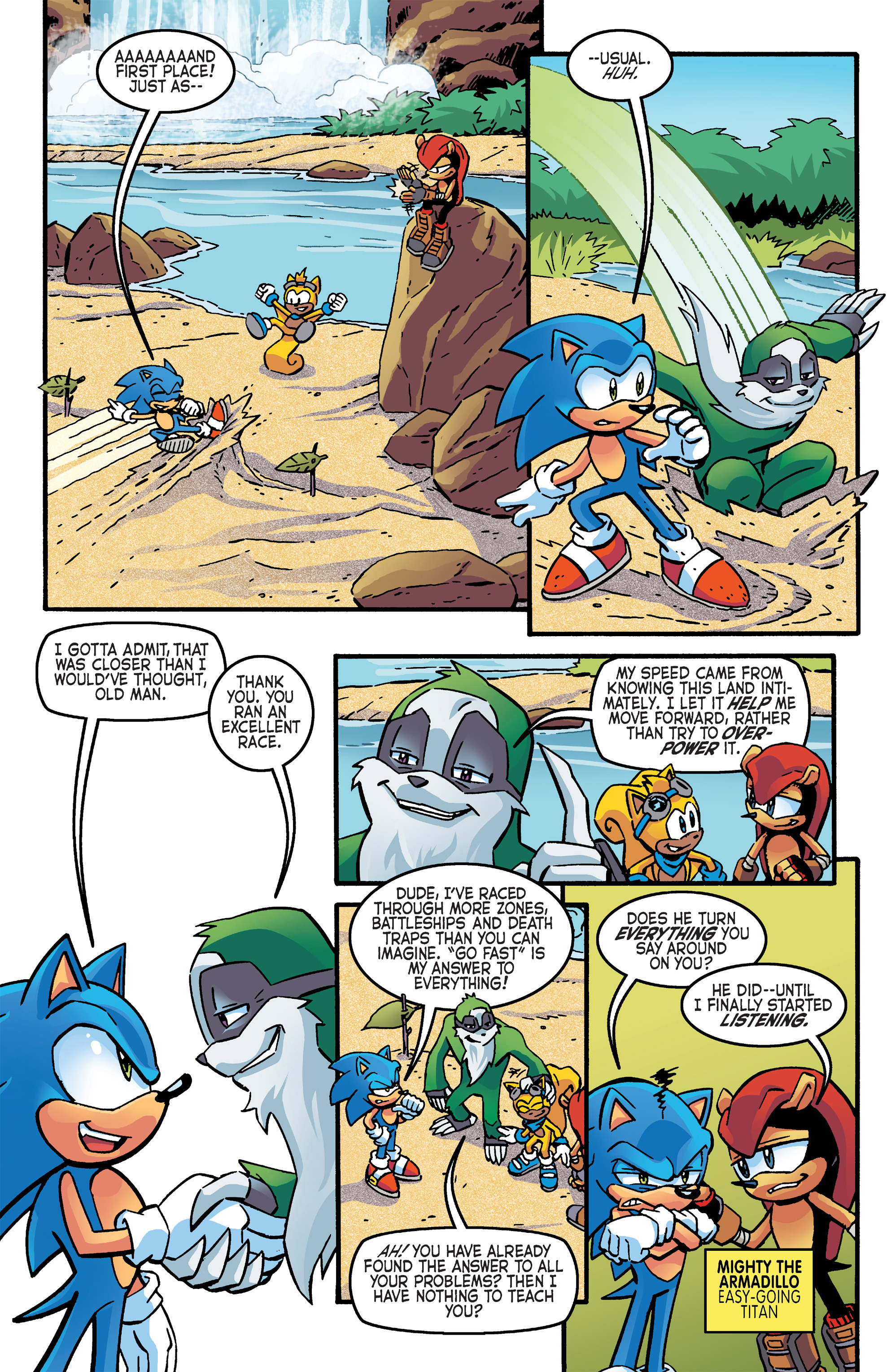 Sonic the Hedgehog 282 posts - EVERY pic of Mighty the Armadillo in Archie  comics