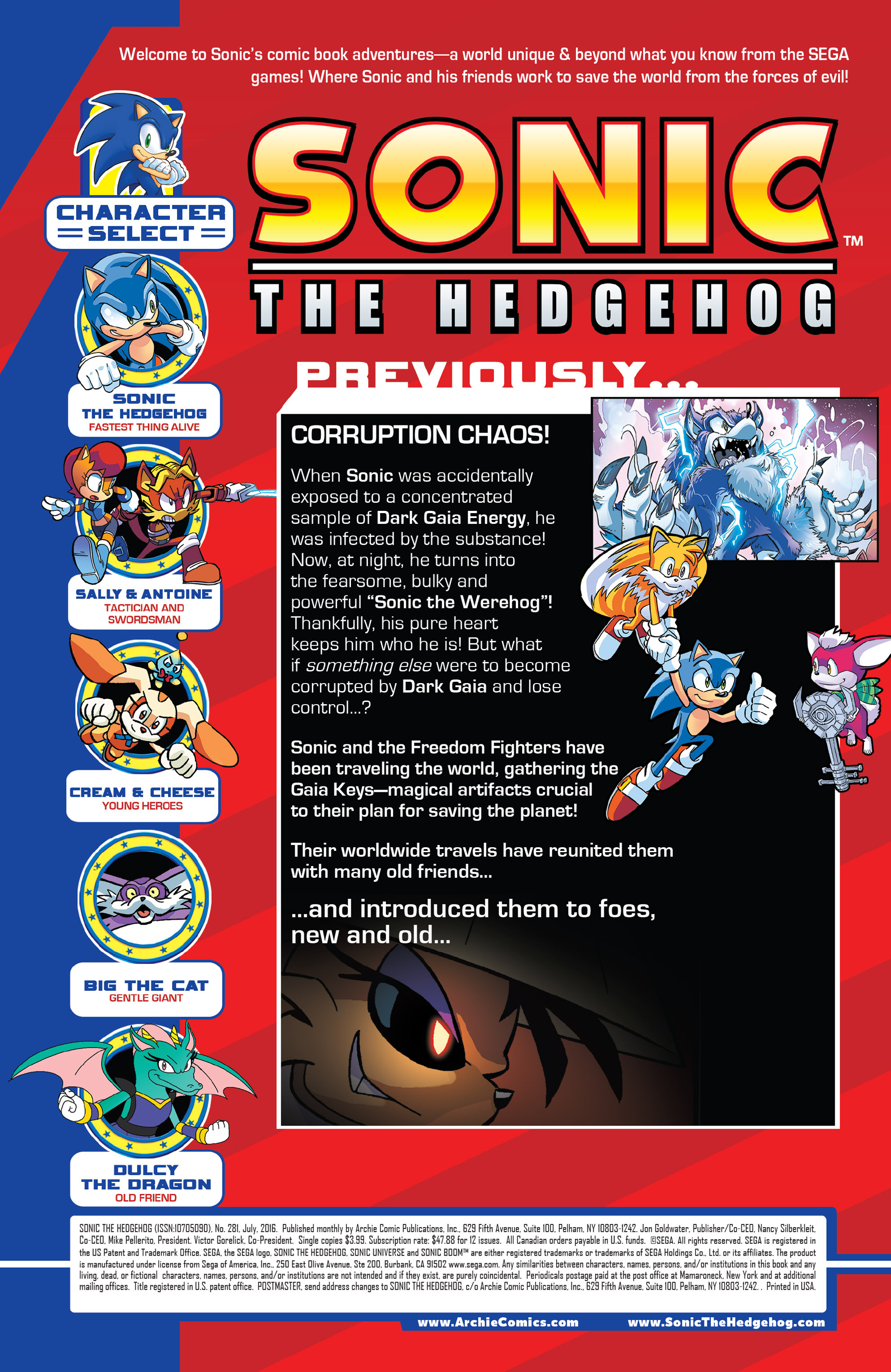 Archie Sonic the Hedgehog 281 (Reboot) - Read Online