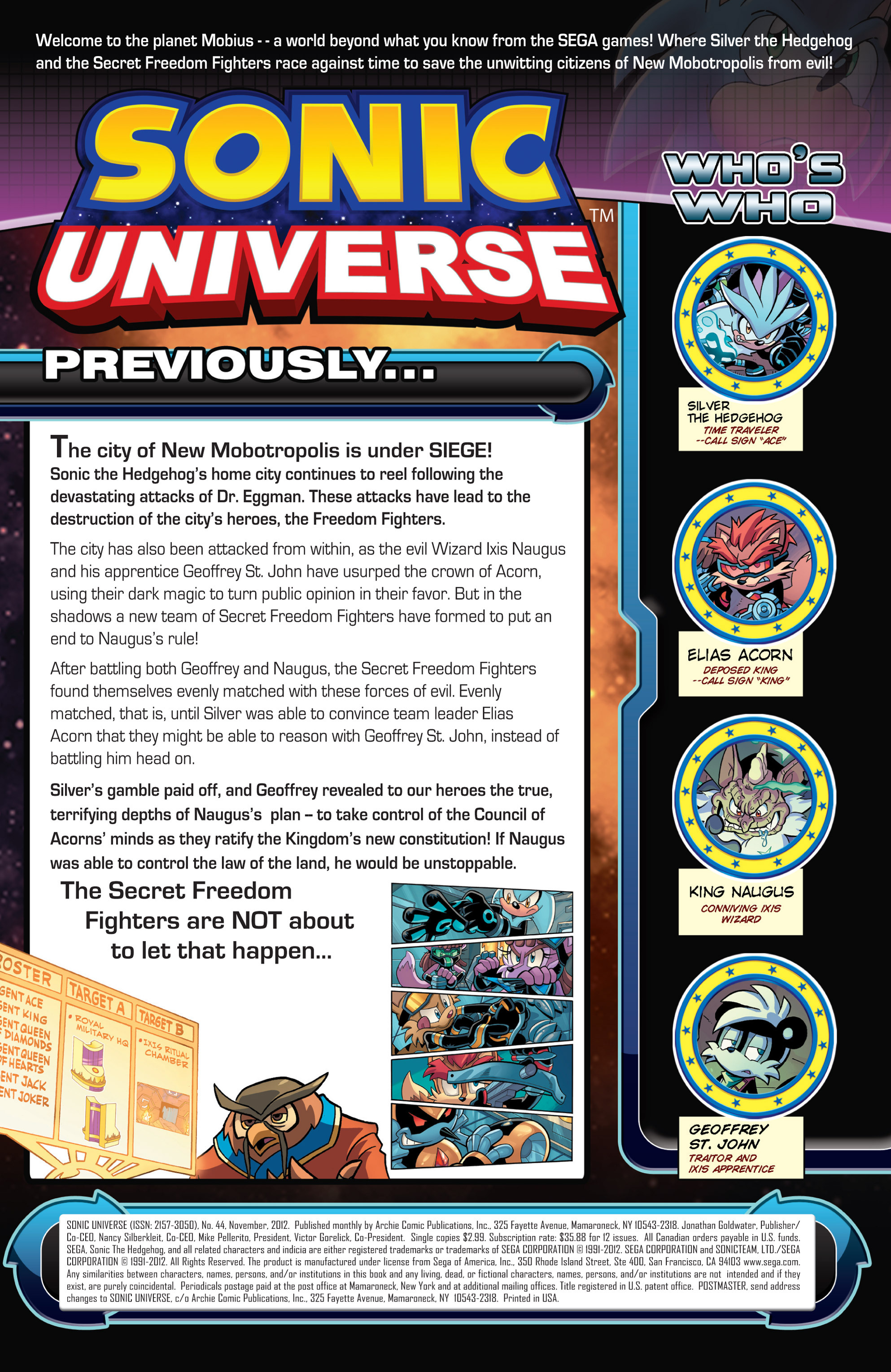 Read Comic Online - Sonic Universe