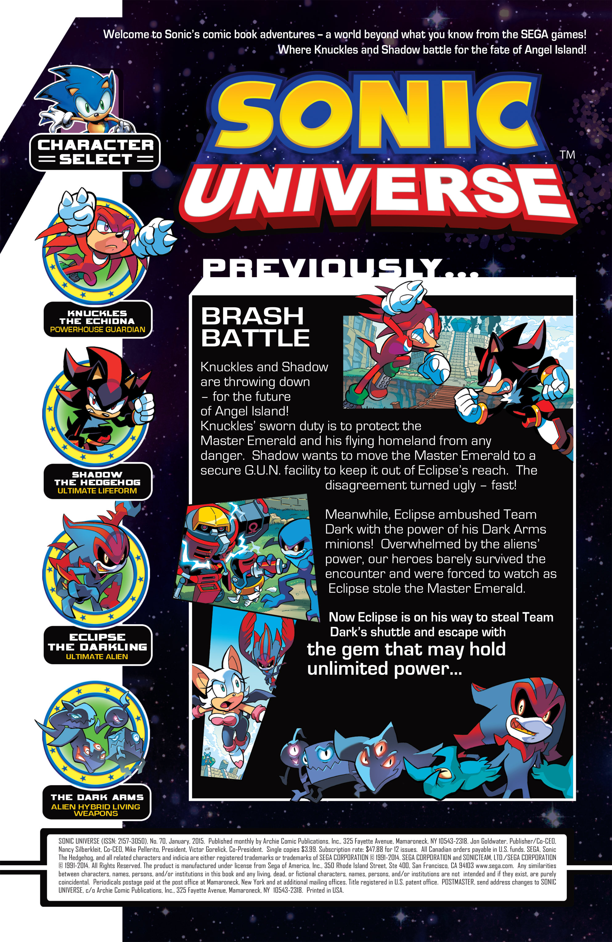 Sonic Universe 70 Read Comic Online - Sonic Universe Reboot