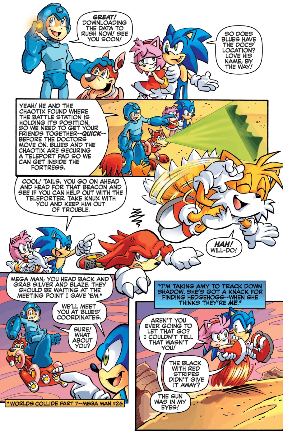 Sonic & Mega Man - Worlds Unite / Collide - Read Comic Online