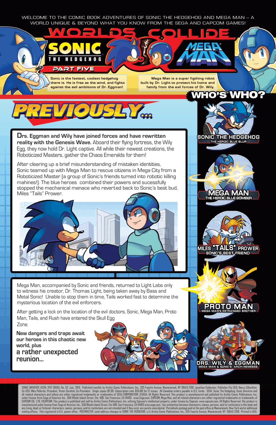 Sonic Universe Issue #46 - Worlds Collide in 5 