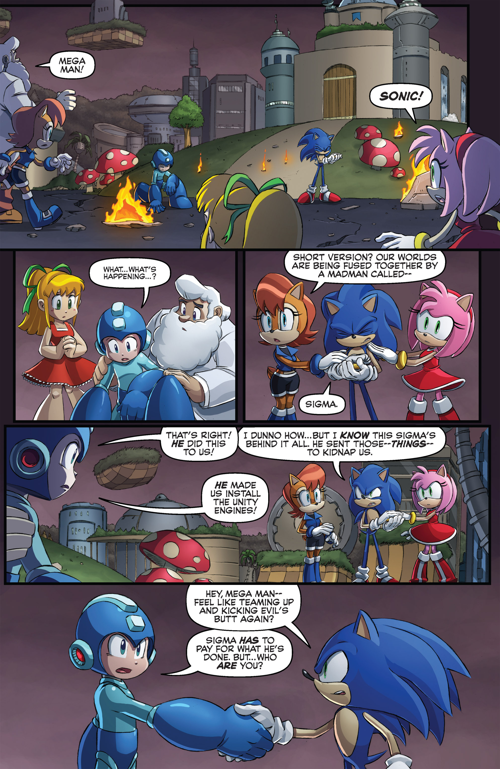 Sonic & Mega Man - Worlds Unite / Collide - Read Comic Online