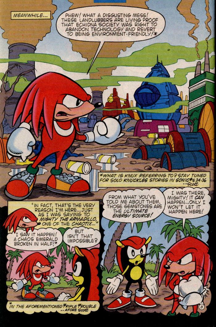 Archie Supersonic vs Hyperknuckles - Classic Sonic Specials - Read Comic  Online