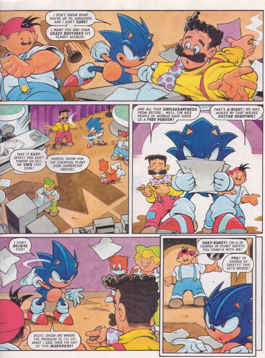 Sonic The Comic (SA1 Arc) : Fleetway : Free Download, Borrow, and