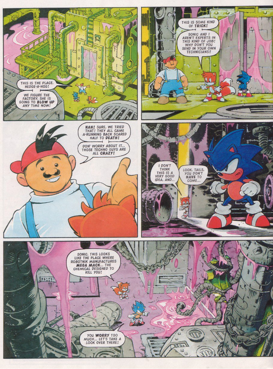 Sonic The Comic (SA1 Arc) : Fleetway : Free Download, Borrow, and