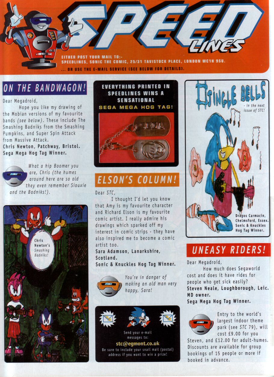 SEGA Memories: Looking back on Fleetway's Sonic the Comic » SEGAbits - #1  Source for SEGA News