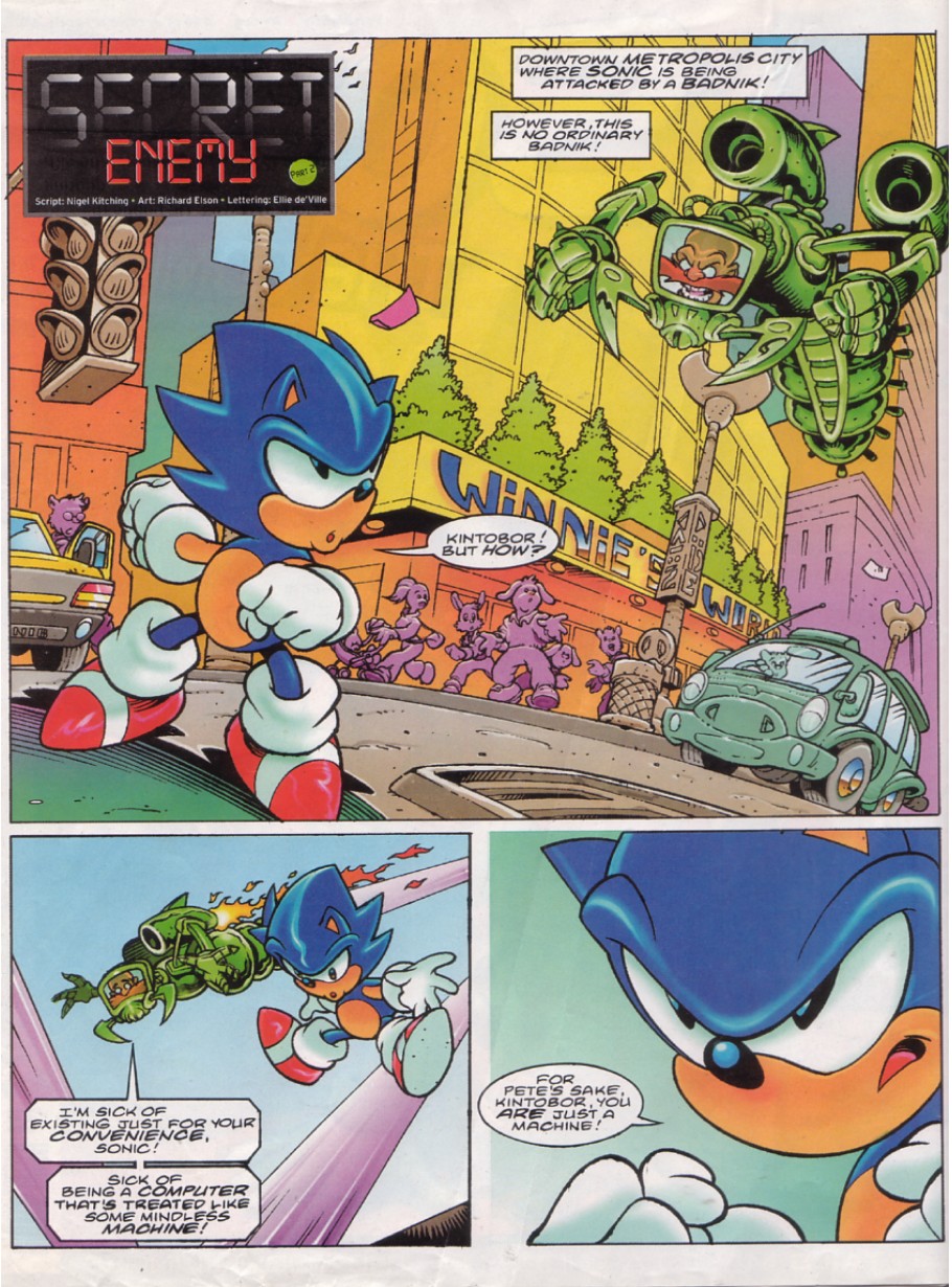 Sonic the Comic #144 VF ; Fleetway Quality Comic Book