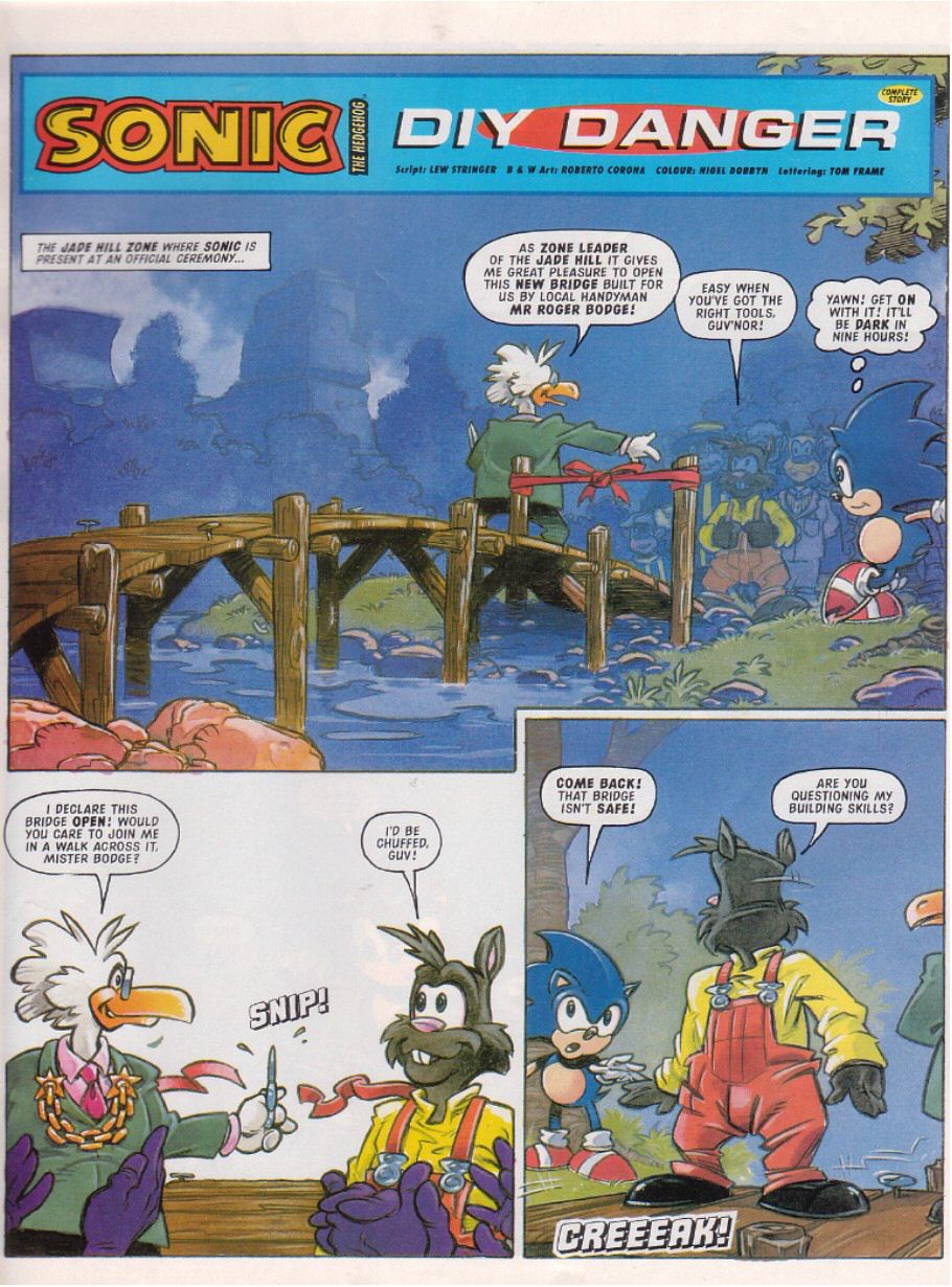 Sonic the Comic #97 VG ; Fleetway Quality, low grade comic Hedgehog