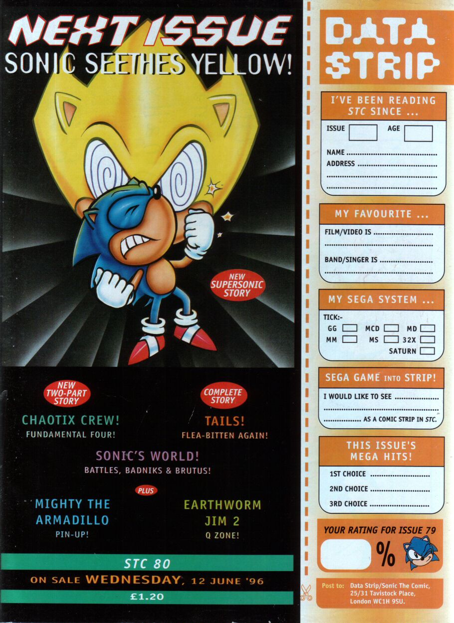 SEGA Memories: Looking back on Fleetway's Sonic the Comic » SEGAbits - #1  Source for SEGA News