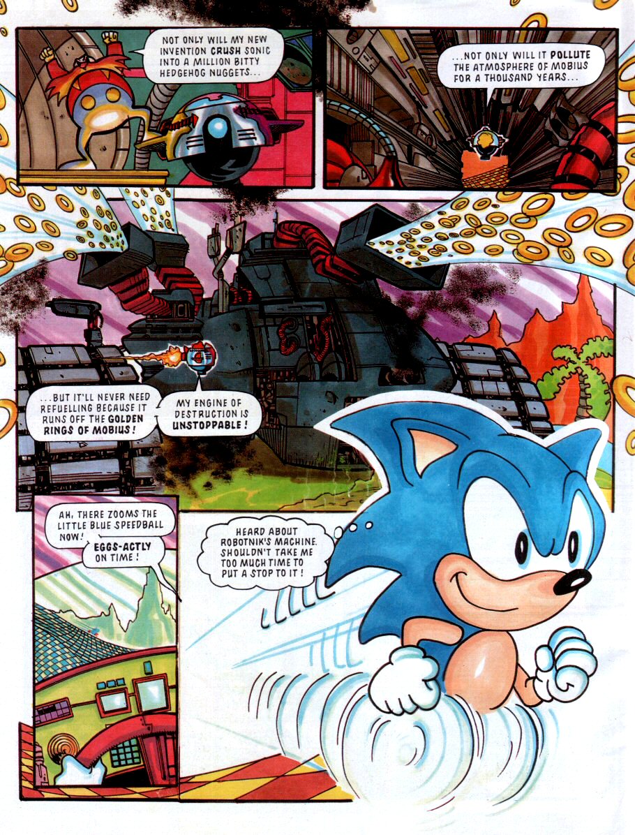 Sonic The Comic (SA1 Arc) : Fleetway : Free Download, Borrow, and