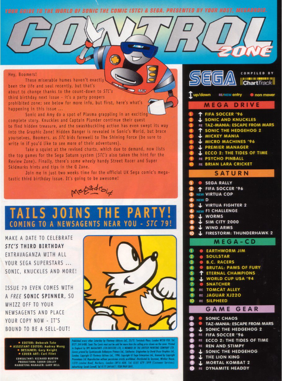 SEGA Memories: Looking back on Fleetway's Sonic the Comic » SEGAbits - #1  Source for SEGA News