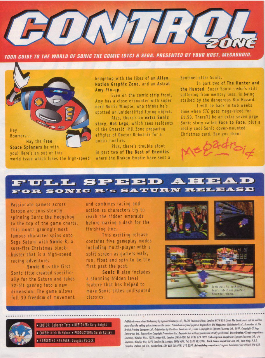 SEGA Memories: Looking back on Fleetway's Sonic the Comic