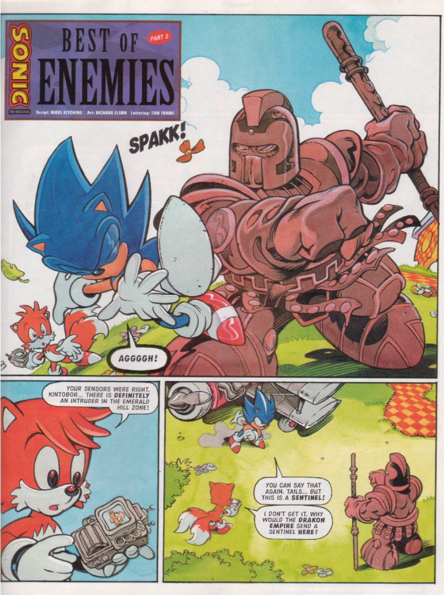 Sonic the Comic #2 GD; Fleetway Quality, low grade - Hedgehog - we combine  ship