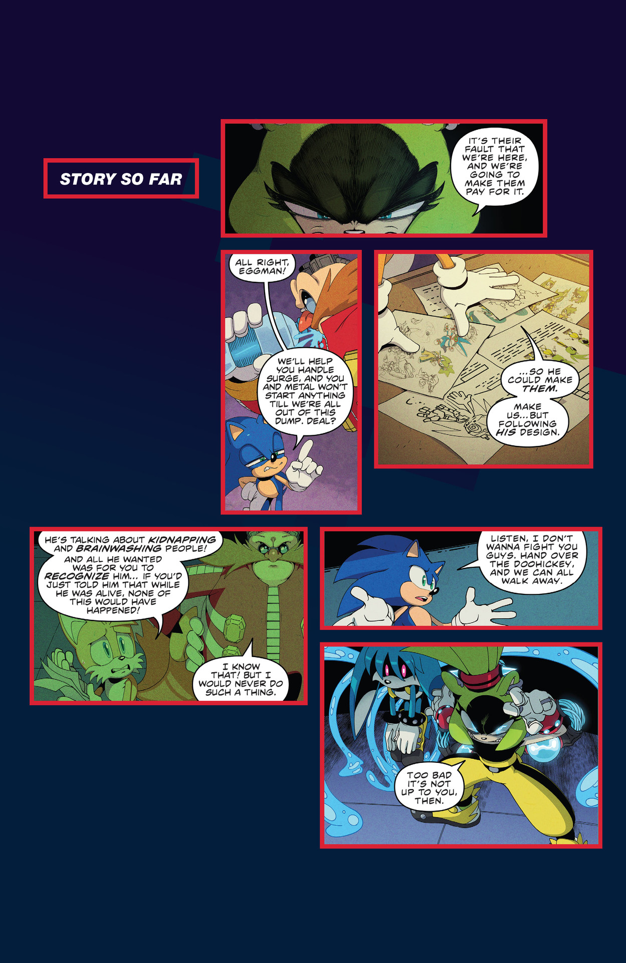 Metal Sonic/IDW Publishing, Sonic Wiki Zone