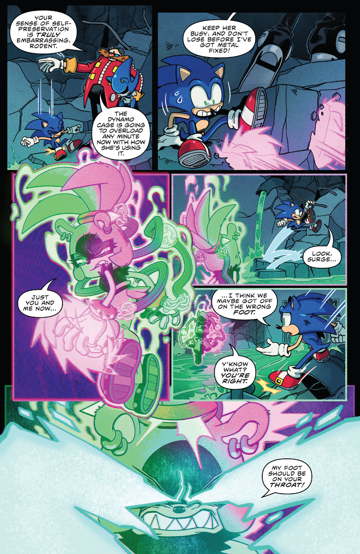 SONIC The HEDGEHOG #56 (1998) SUPER SONIC HYPER KNUCKLES Newsstand