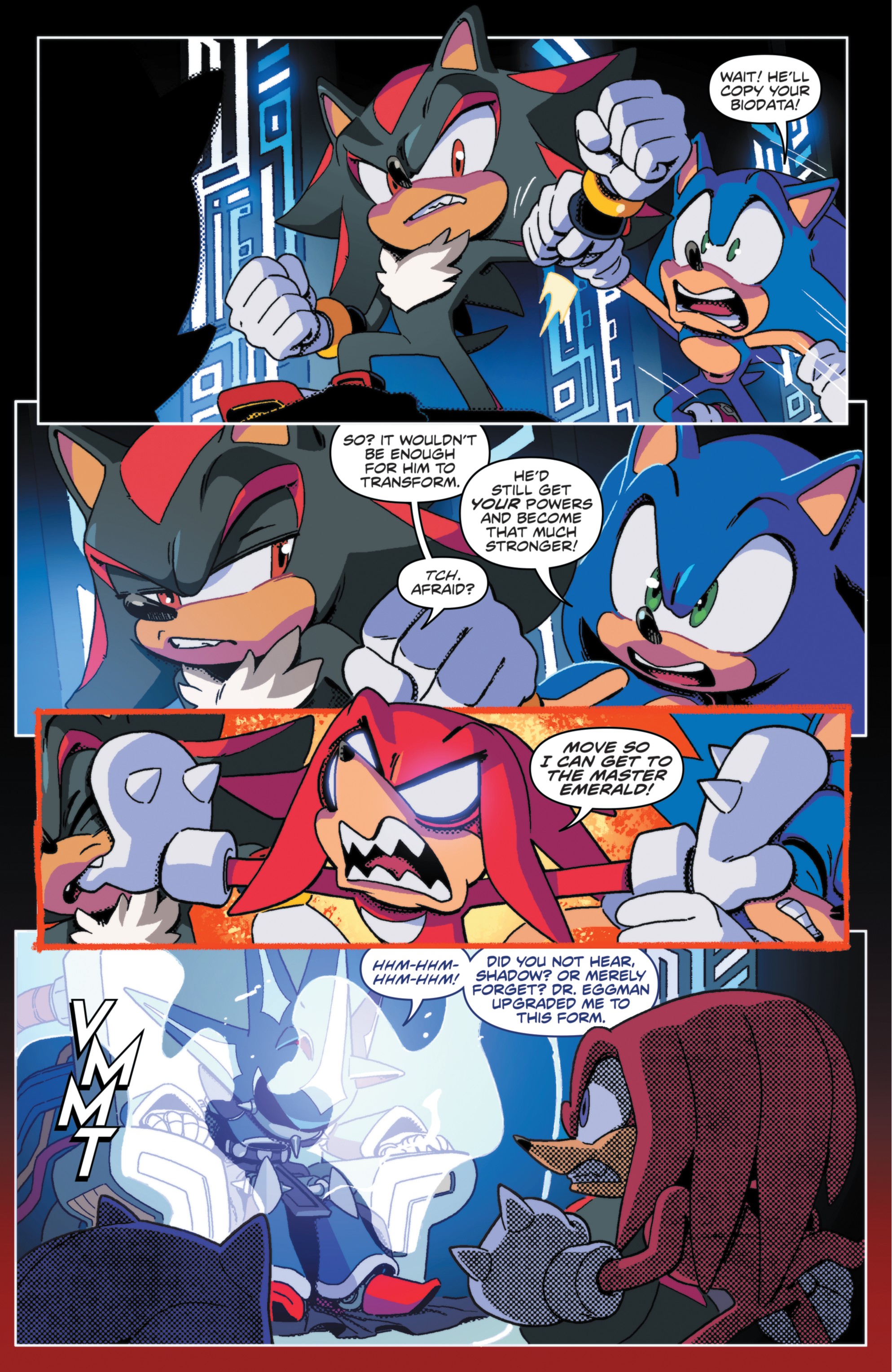 Sonic Comic Dub - Sonic & Knuckles VS Neo Metal Sonic! (IDW Sonic