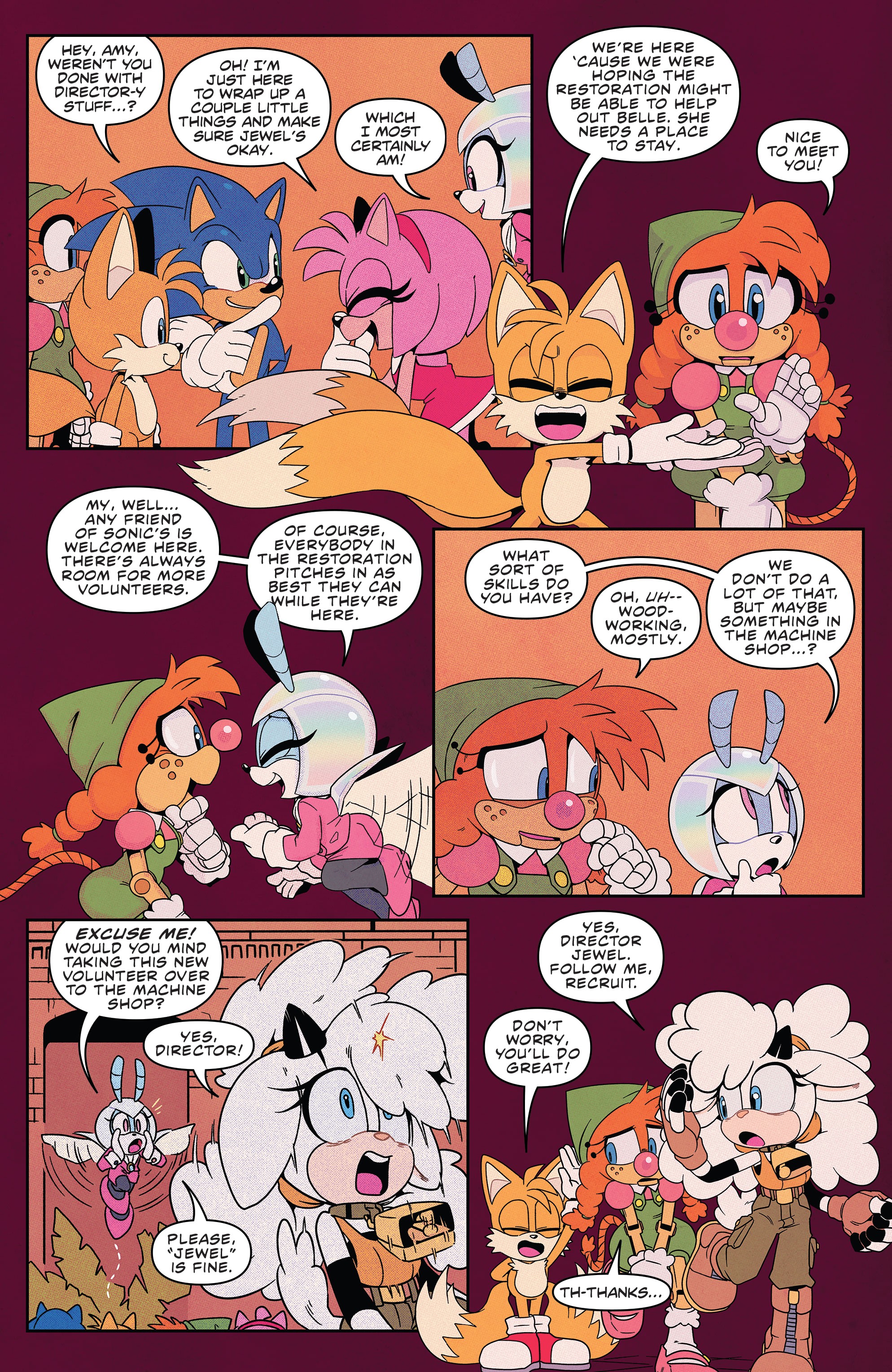 Amy's excuse, Archie Sonic Comics