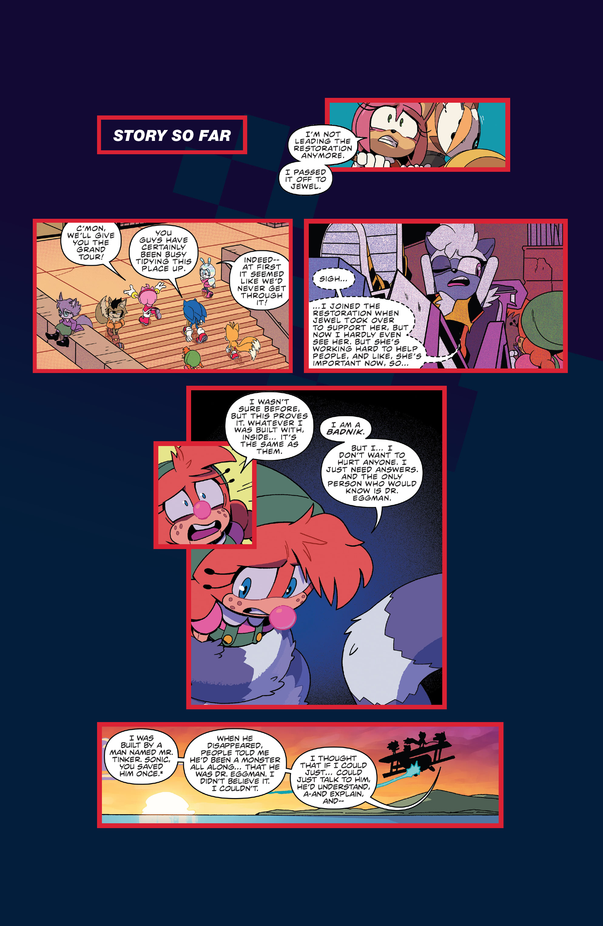 Sonic IDW Excerpt  Sonic & Knuckles Vs Neo Metal Sonic 