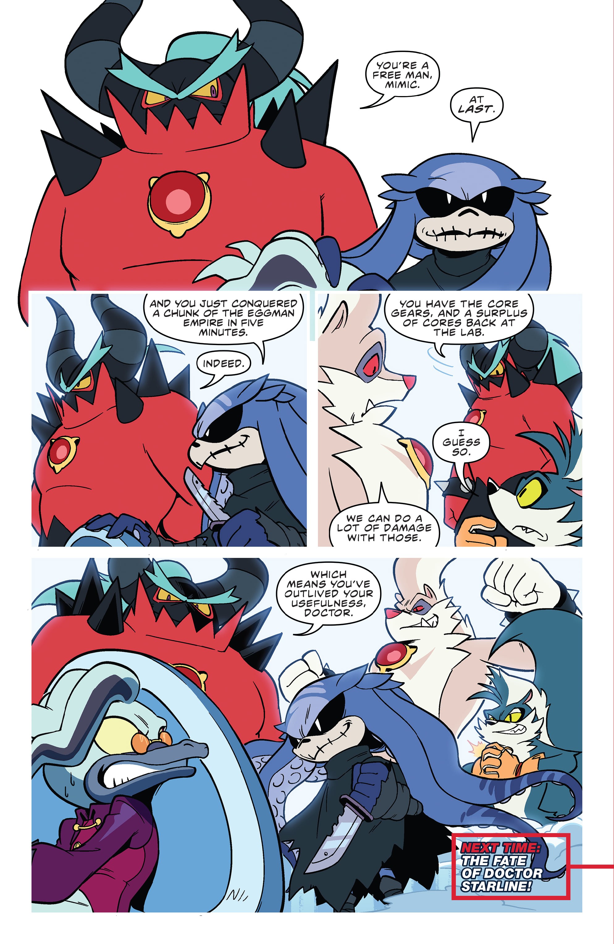 Inside The Pages: Sonic IDW Bad Guys #3