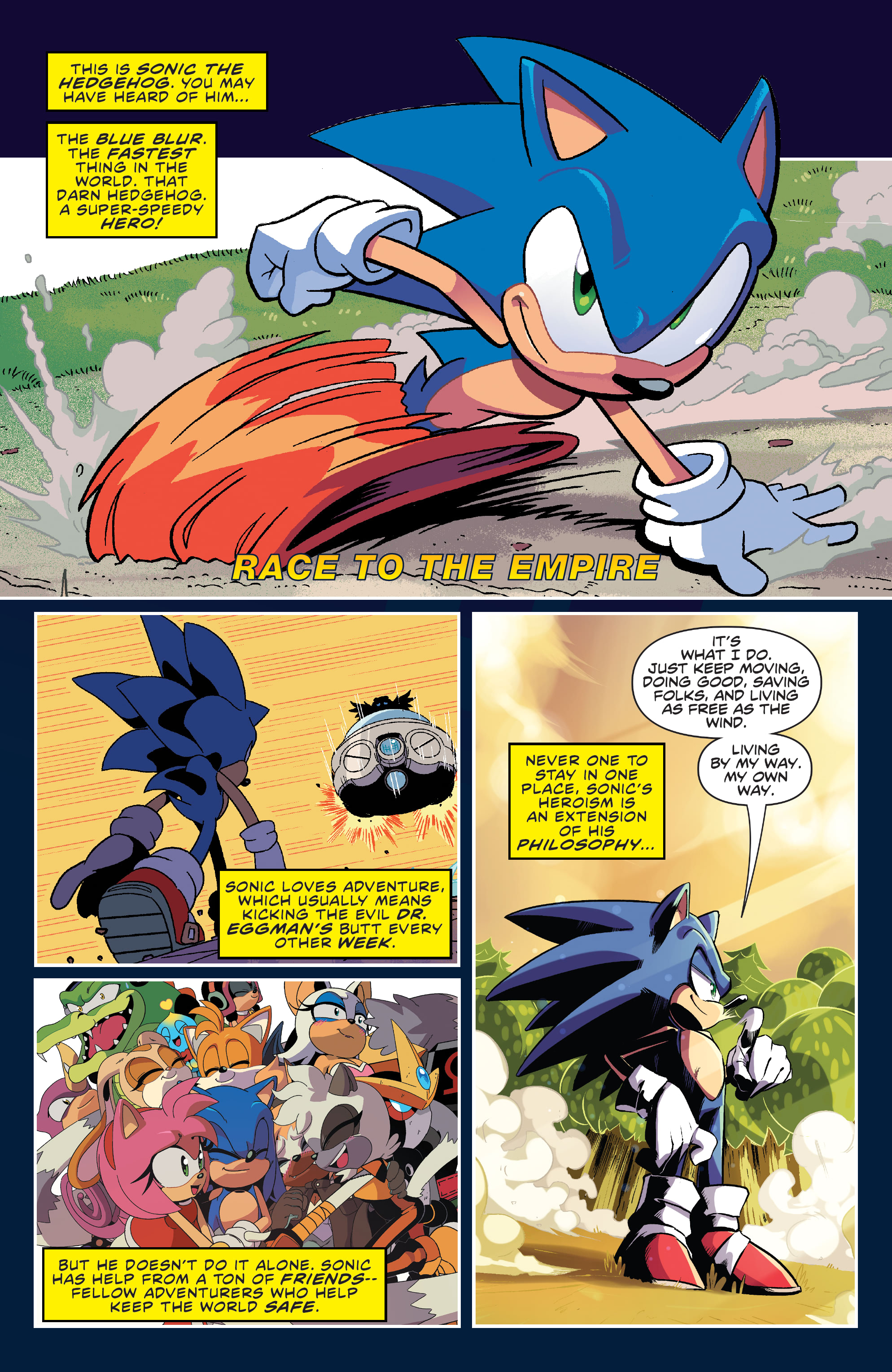 Idw Classic Sonic Tails And Amy Anniversary Comics Read Online