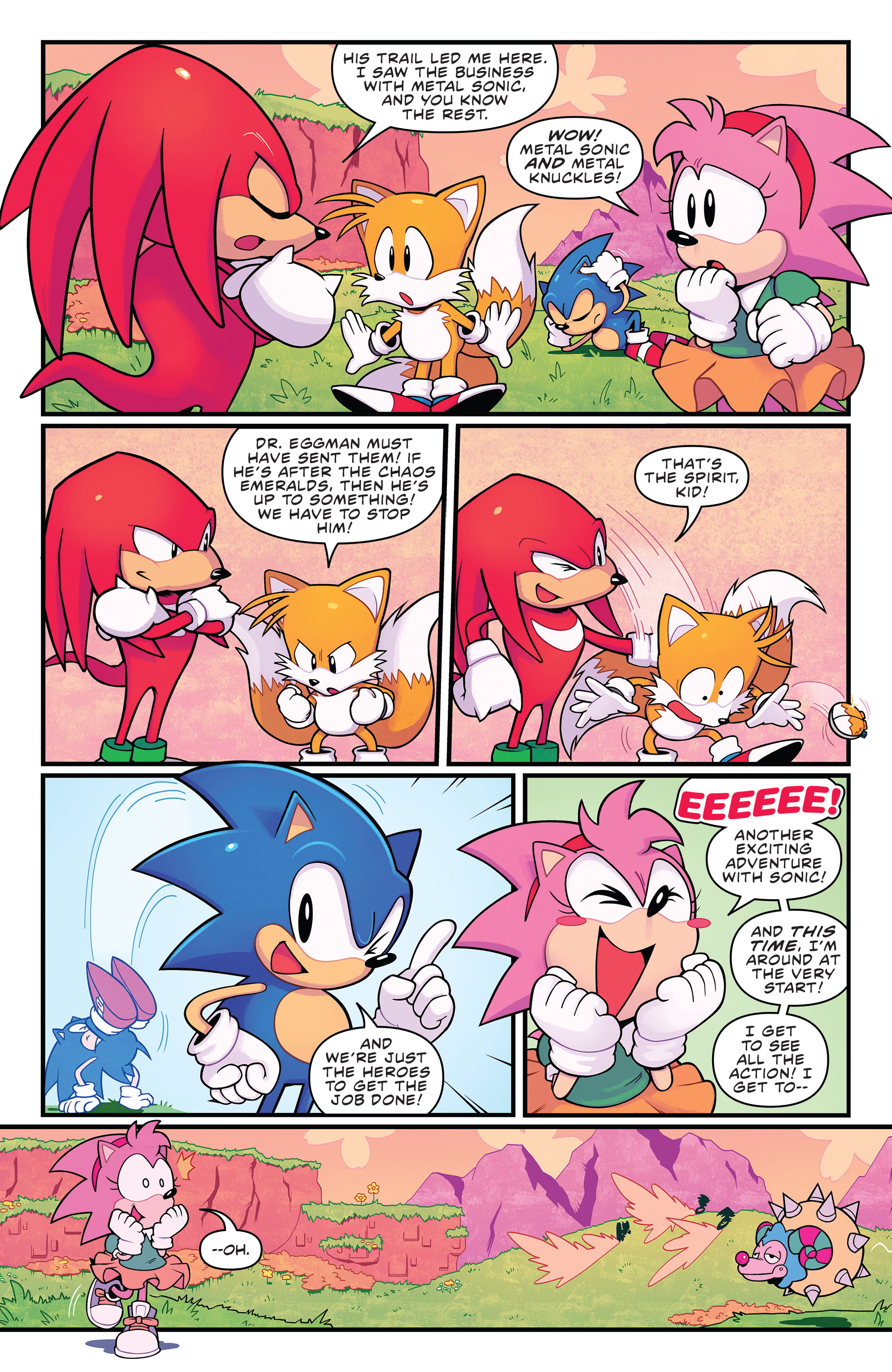 Idw Classic Sonic Tails And Amy Anniversary Comics Read Online