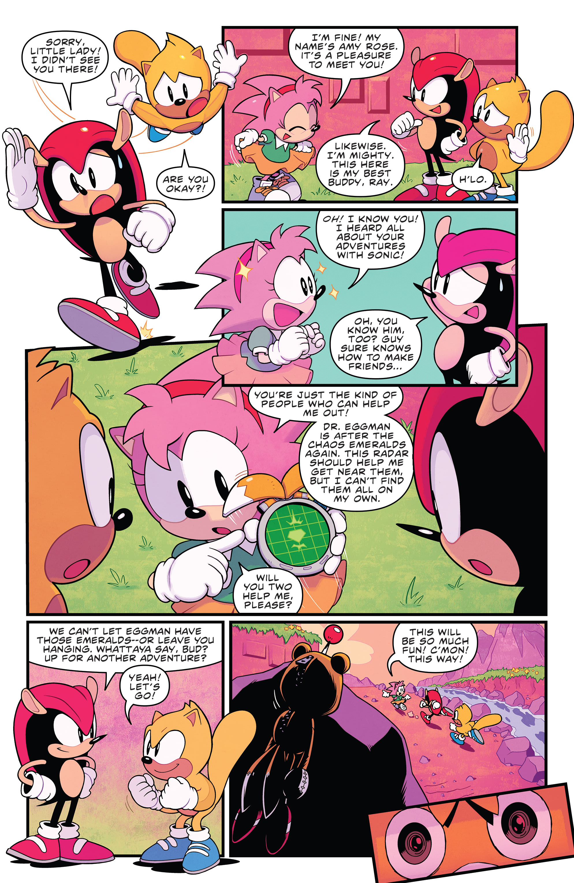 Idw Classic Sonic Tails And Amy Anniversary Comics Read Online