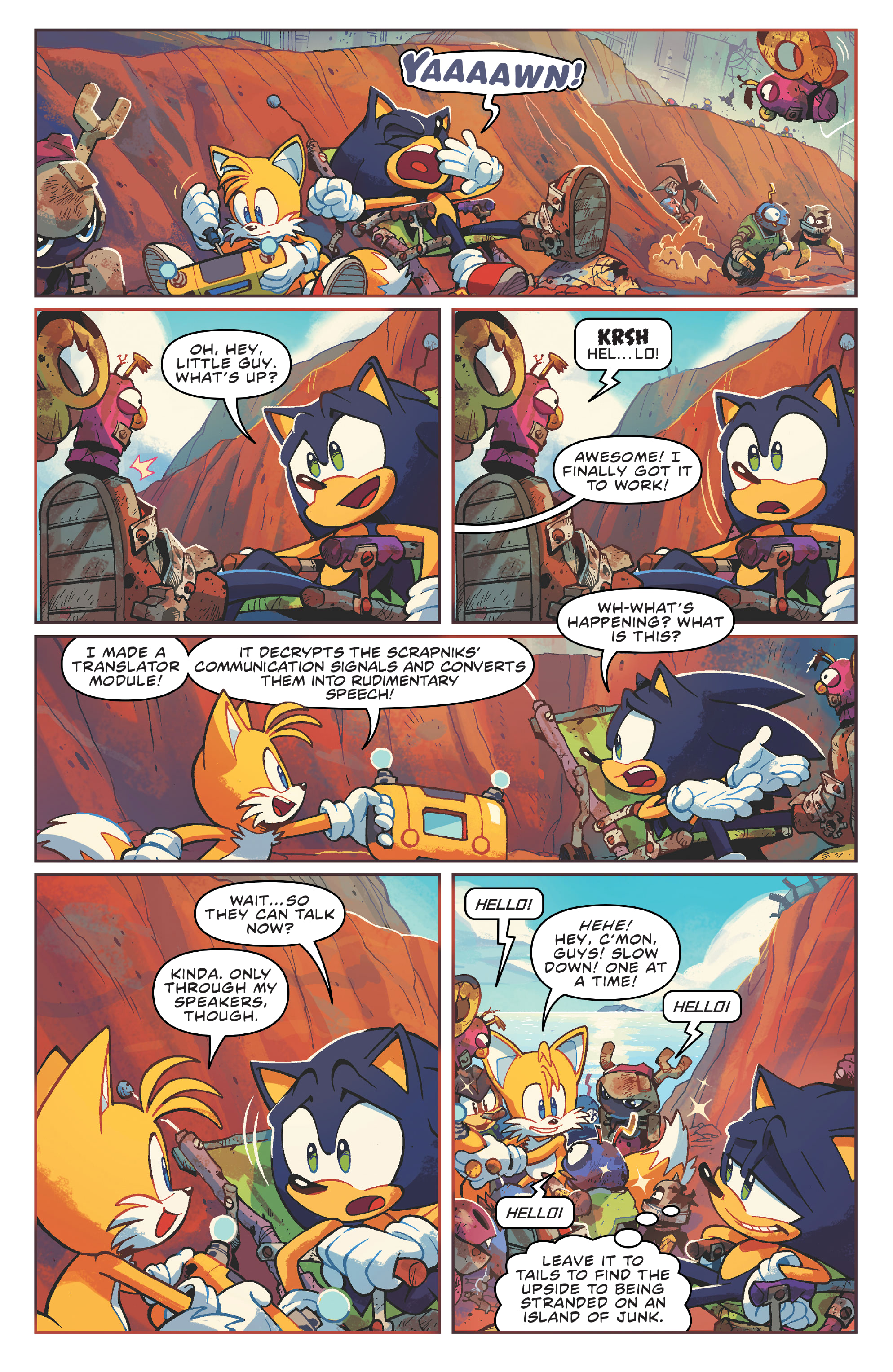 Sonic the Hedgehog: Scrapnik Island #1 - 2022 Online Exclusive
