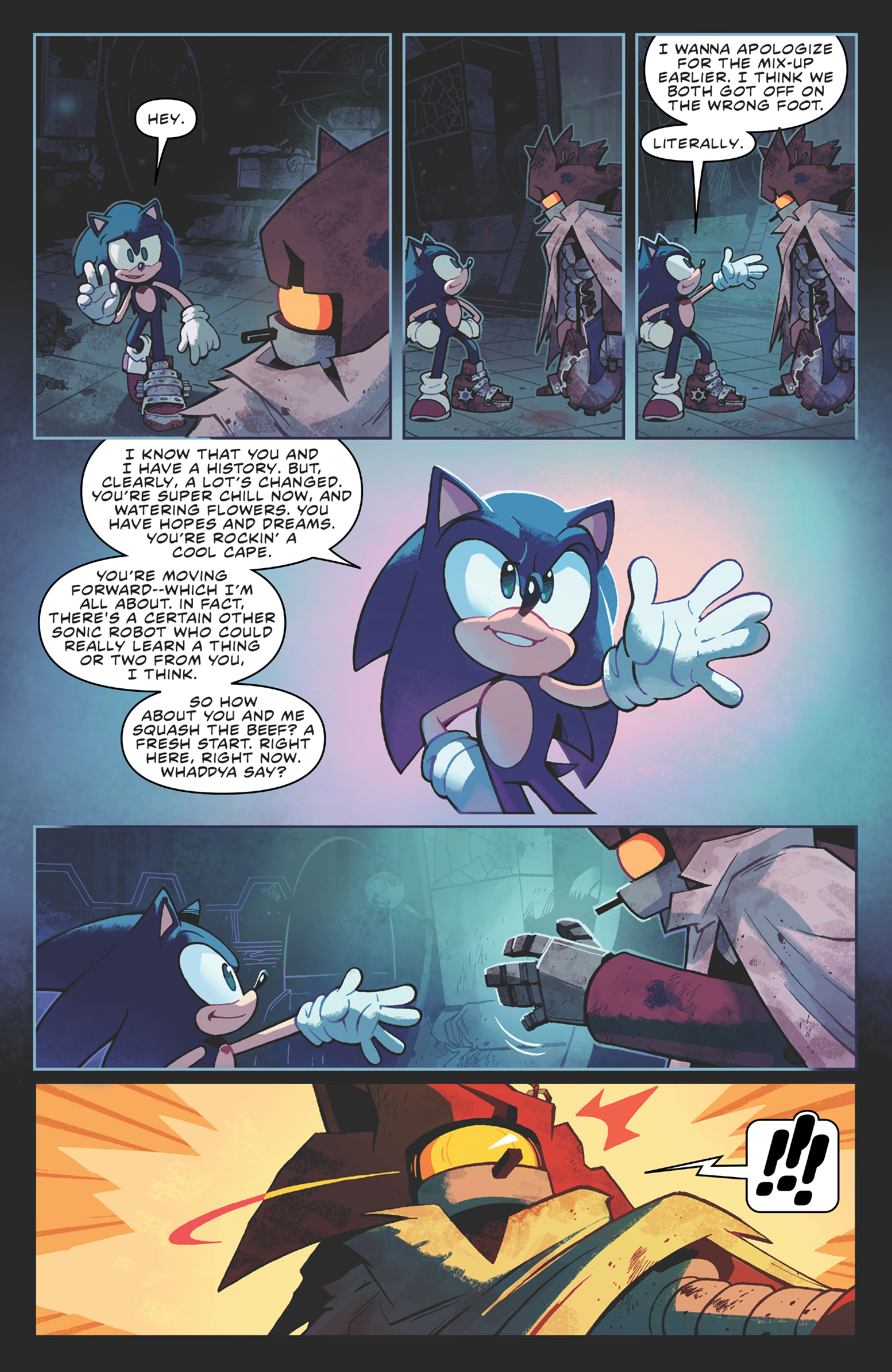He said the thing! (Sonic IDW scrapnik island issue 4 preview) :  r/SonicTheHedgehog