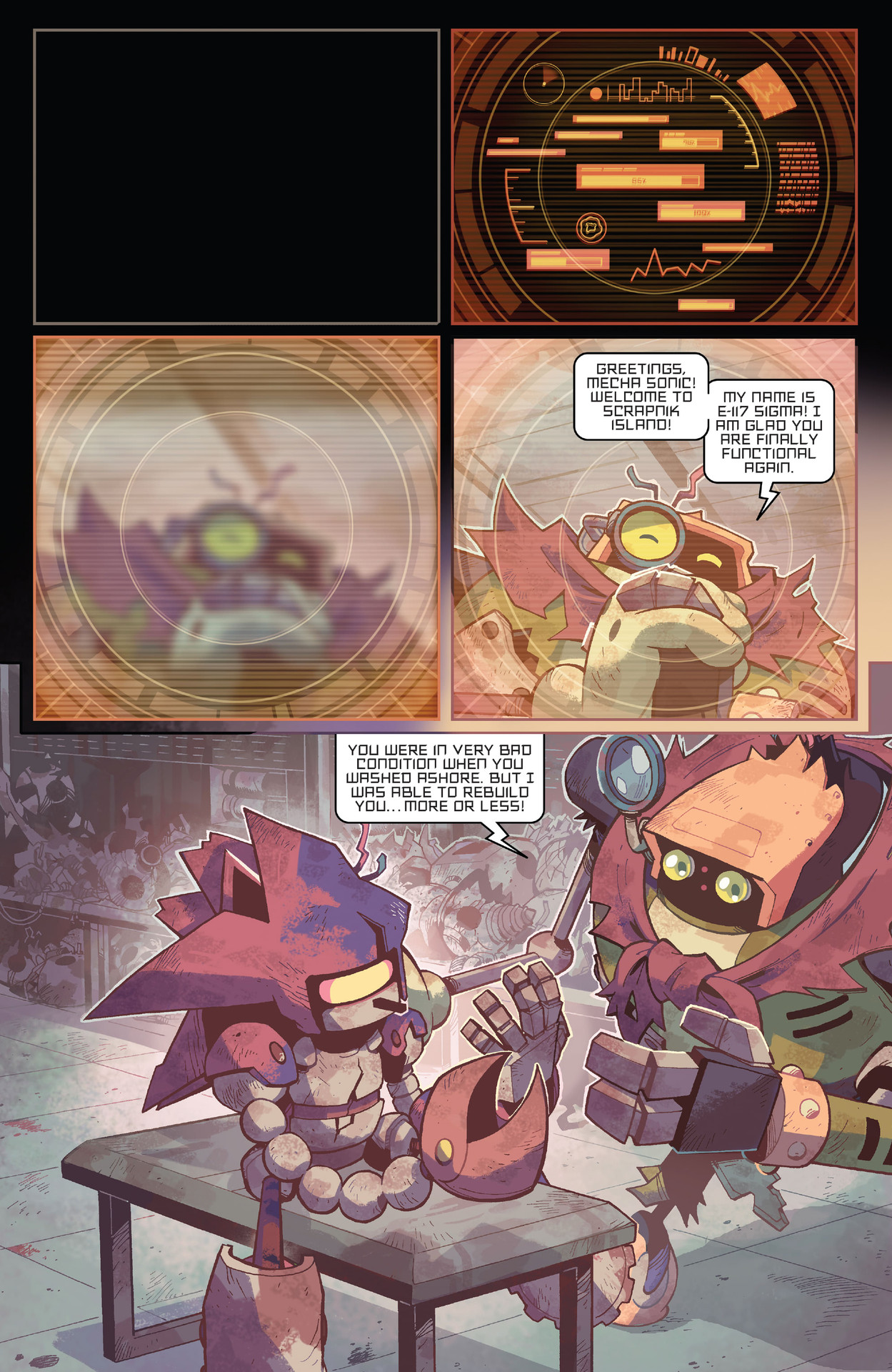 SONIC THE HEDGEHOG: SCRAPNIK ISLAND #4 - IDW Comics