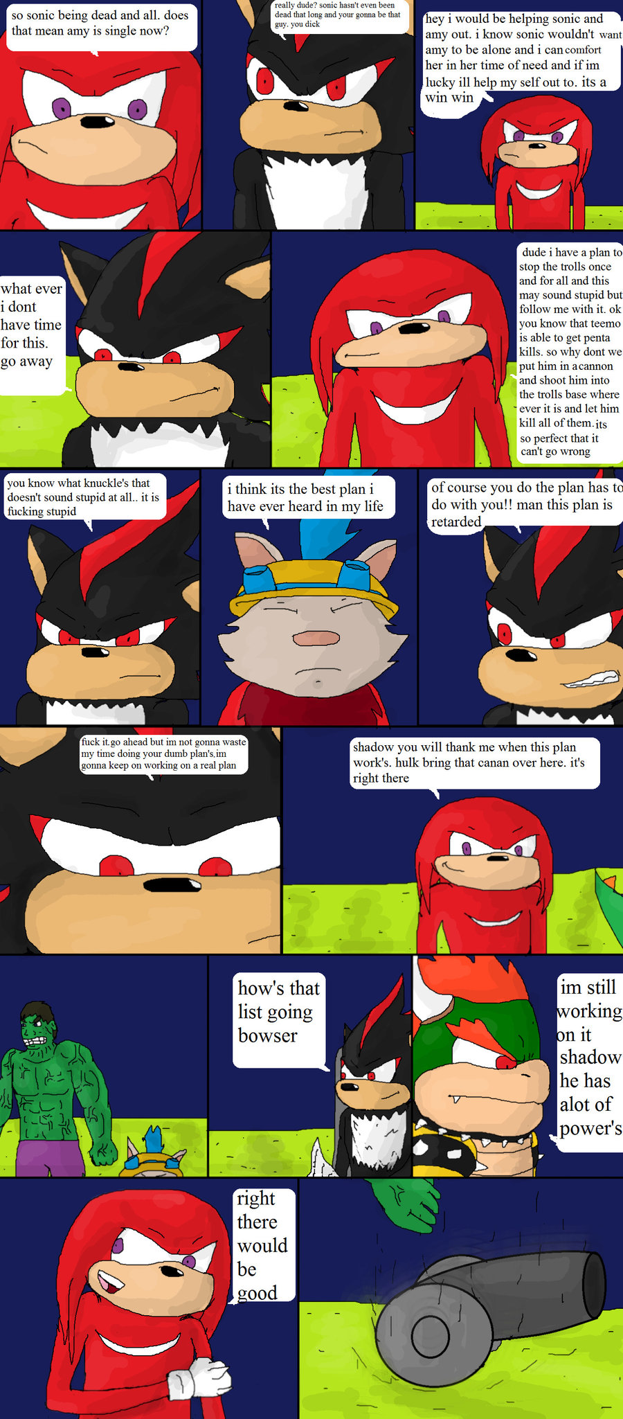 Amy gets trolled, Archie Sonic Comics