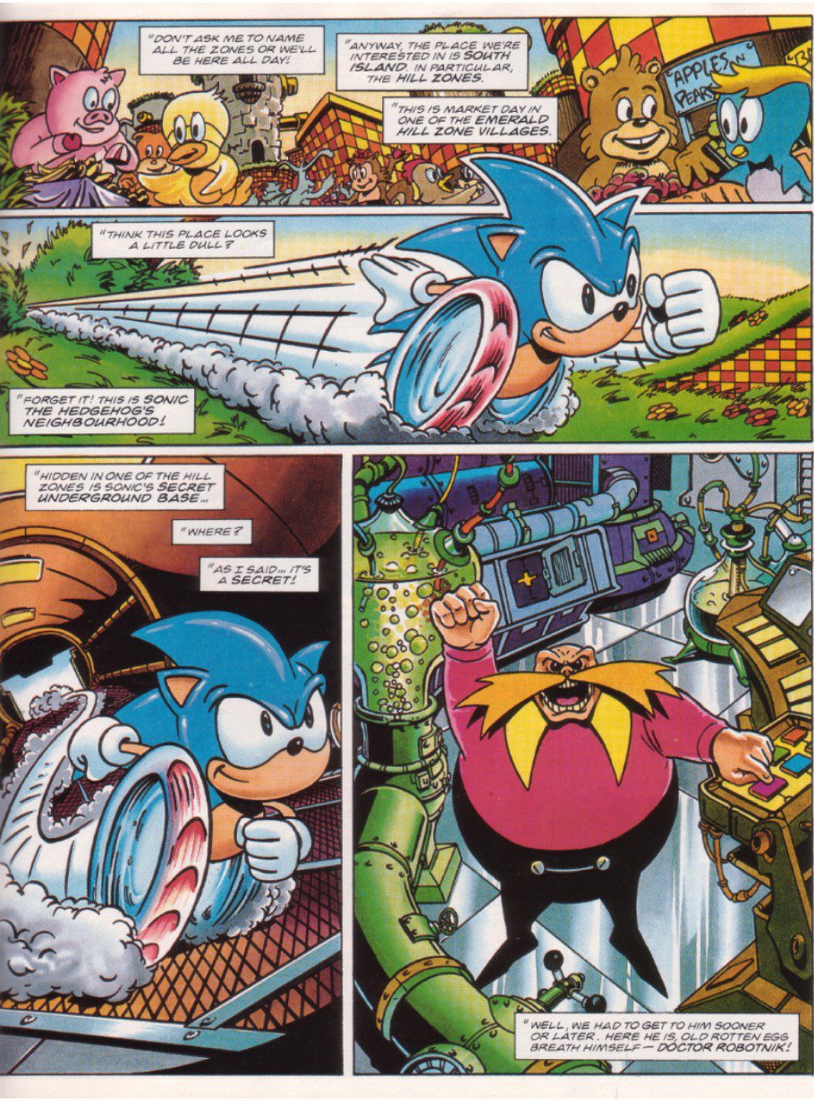 Sonic The Comic - Graphic Novel Volume 1 - Enter Sonic - Read Comic Online