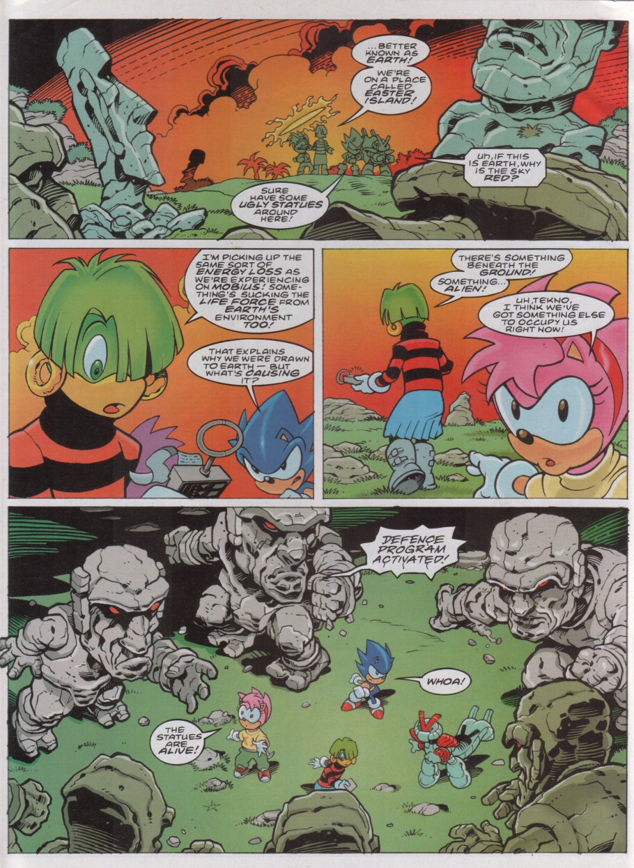 Sonic The Comic - Graphic Novel Amy and Tekno - Read Comic Online