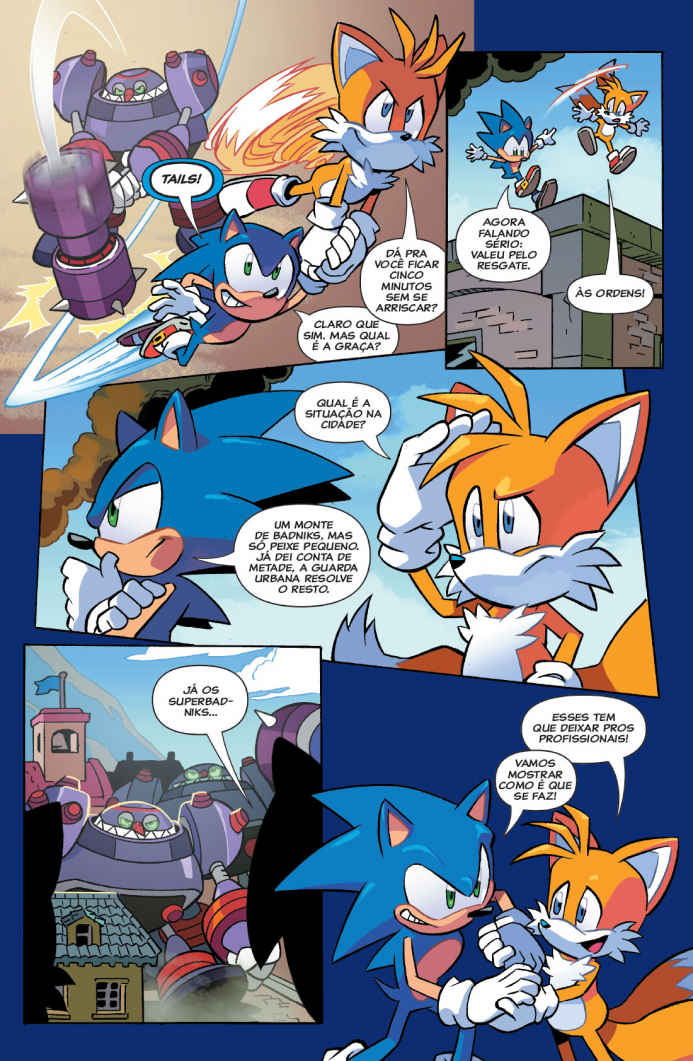 IDW Sonic the Hedgehog (Português) Volume 1 - Leia Quadrinhos Online ...