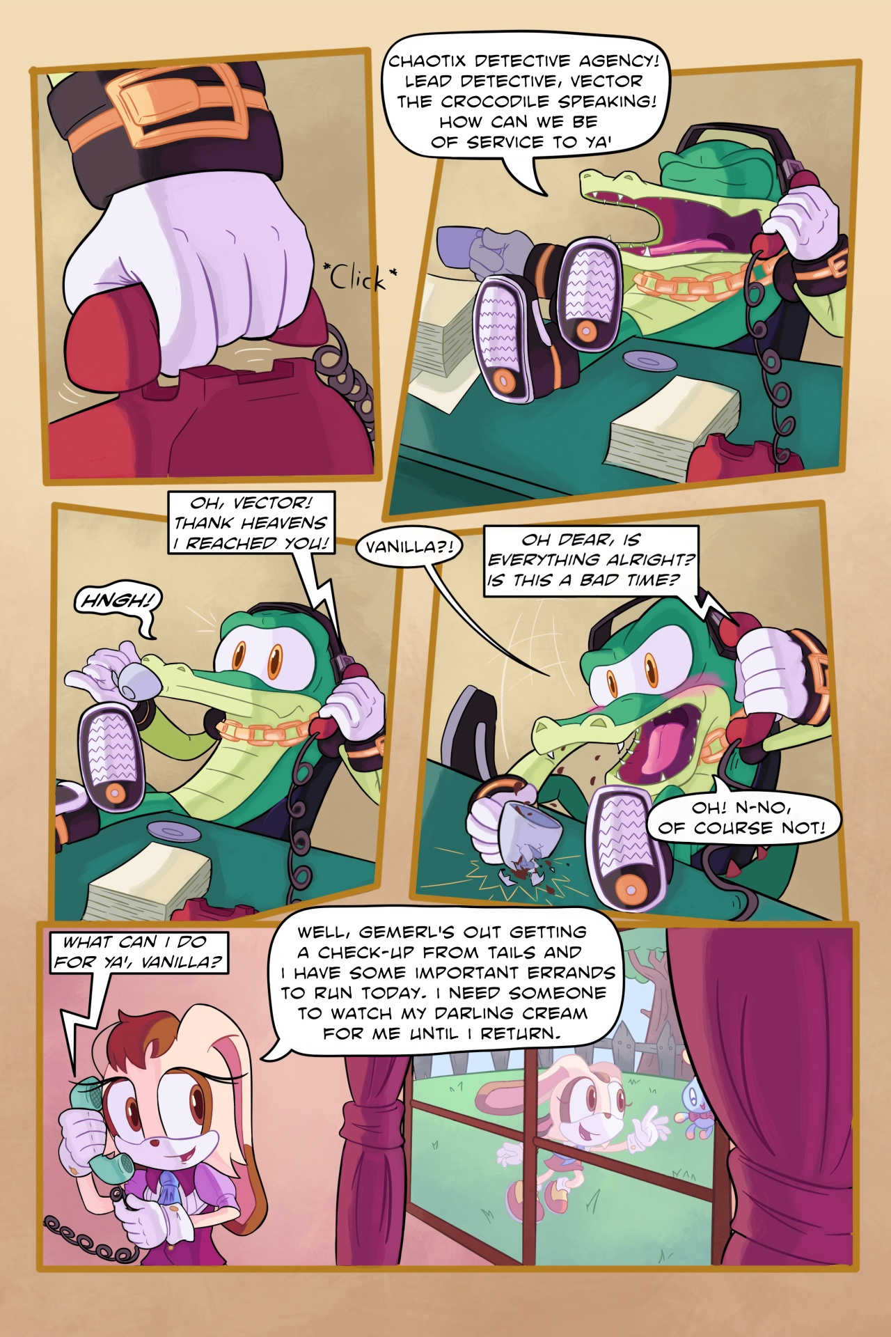 IDW Sonic Fan Annual 2022 - Cream the Buntective Read Comic Online