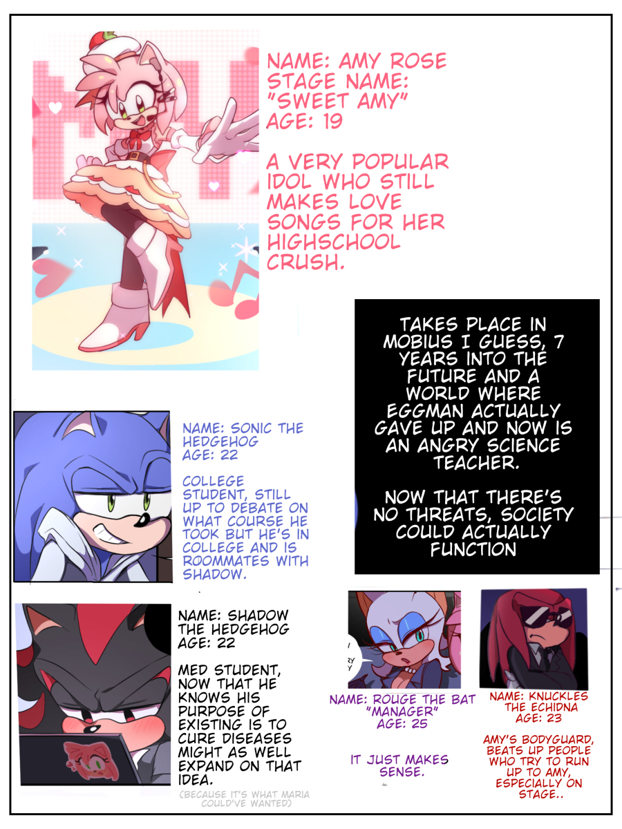 Sonamy comic part 1 in 2023  Sonic and amy, Sonic, Comics