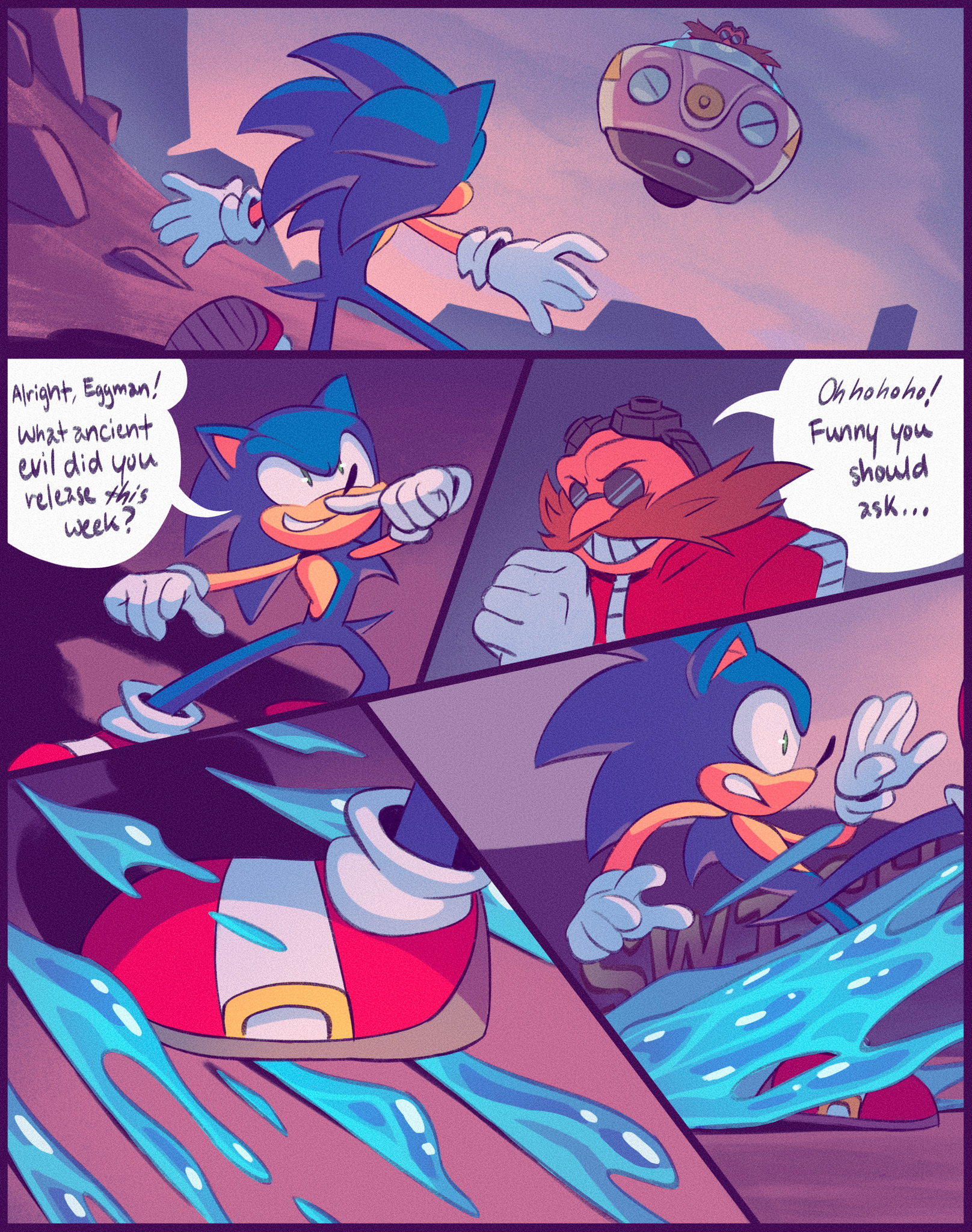 Pandora AU Comic Part 0 - Prologue - Read Sonic Fan Comics Online