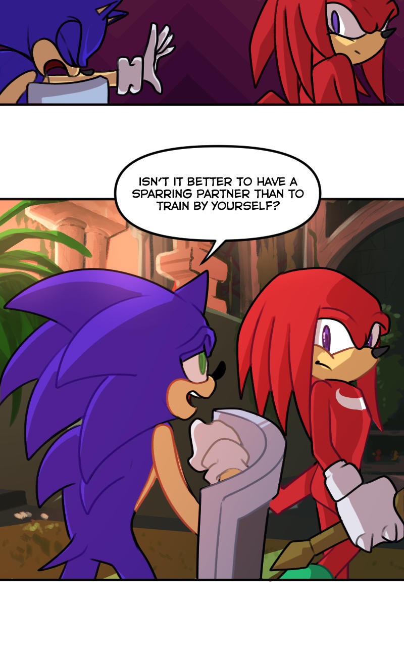 Sonic vs Knuckles: Gaia Complex (1) Sky Sanctuary Zone Read Sonic Fan Comic  Online