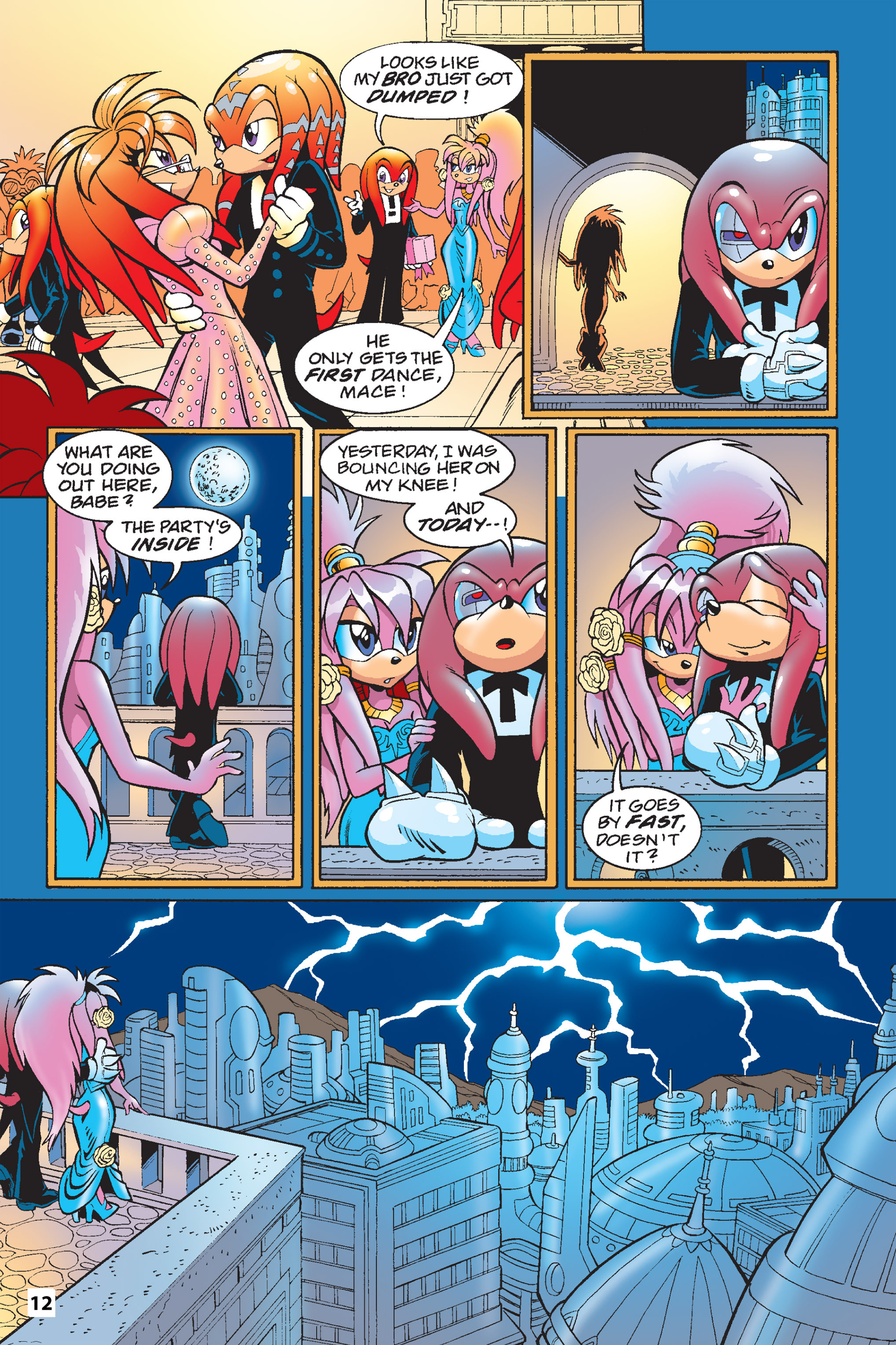 Archie Sonic Online on X: Knuckles arrived with Julie-Su and