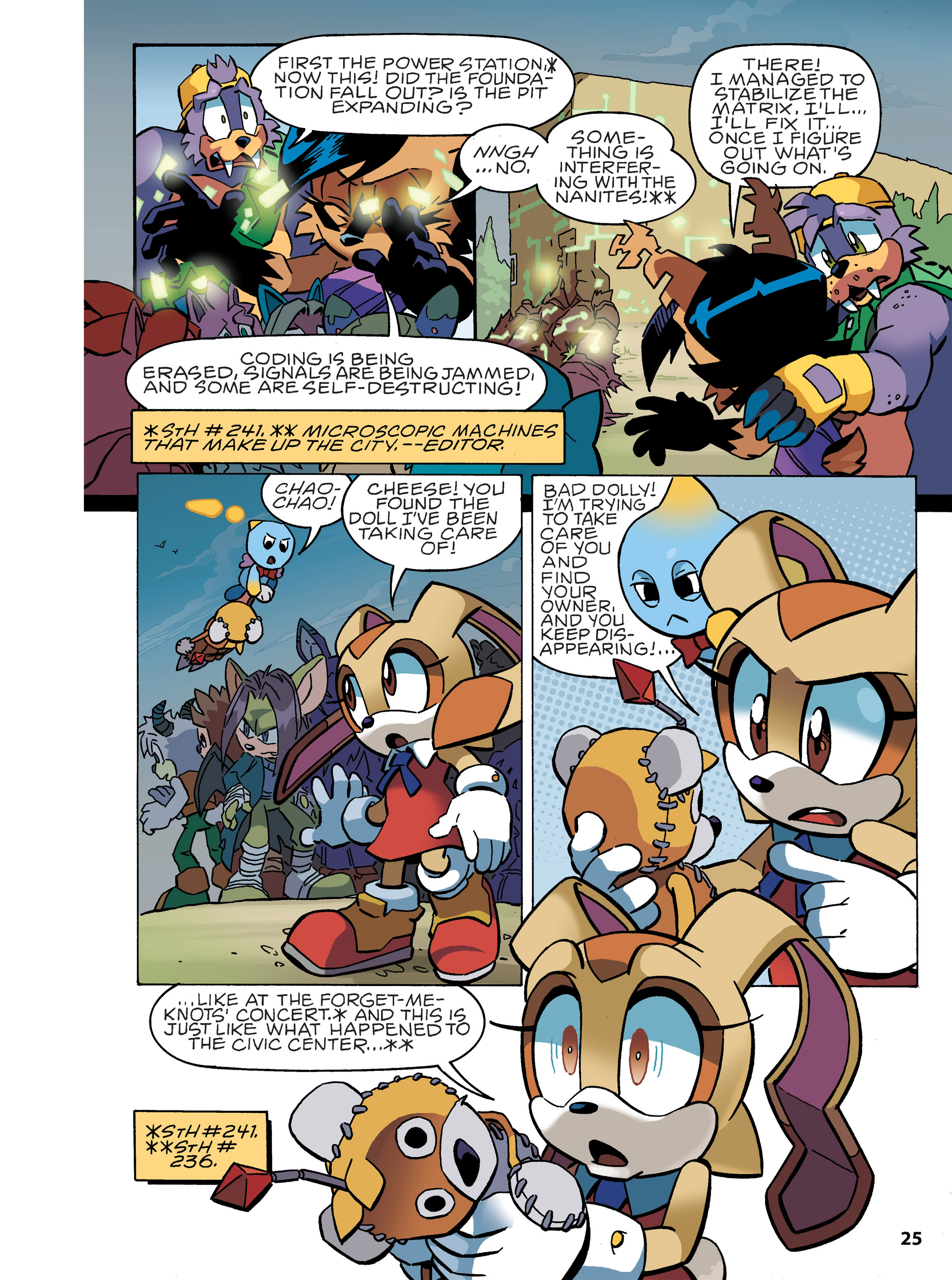 Why does Archie tails doll make those schlurp noises? : r