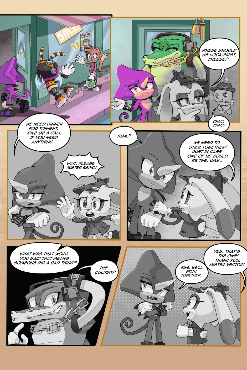 IDW Sonic Fan Annual 2023 Comic #5 - Cream the Buntective 2023