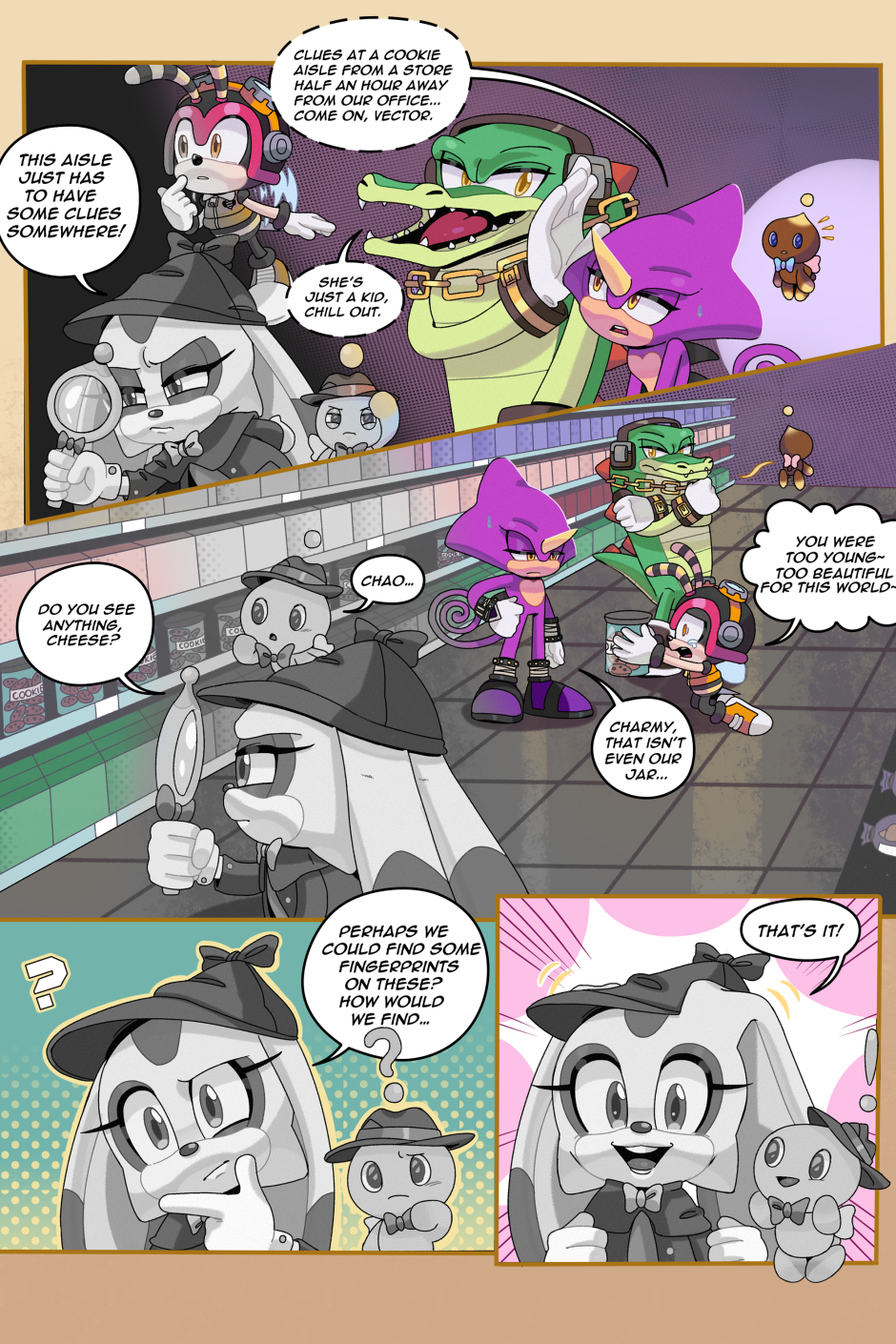 IDW Sonic Fan Annual 2023 Comic #5 - Cream the Buntective 2023